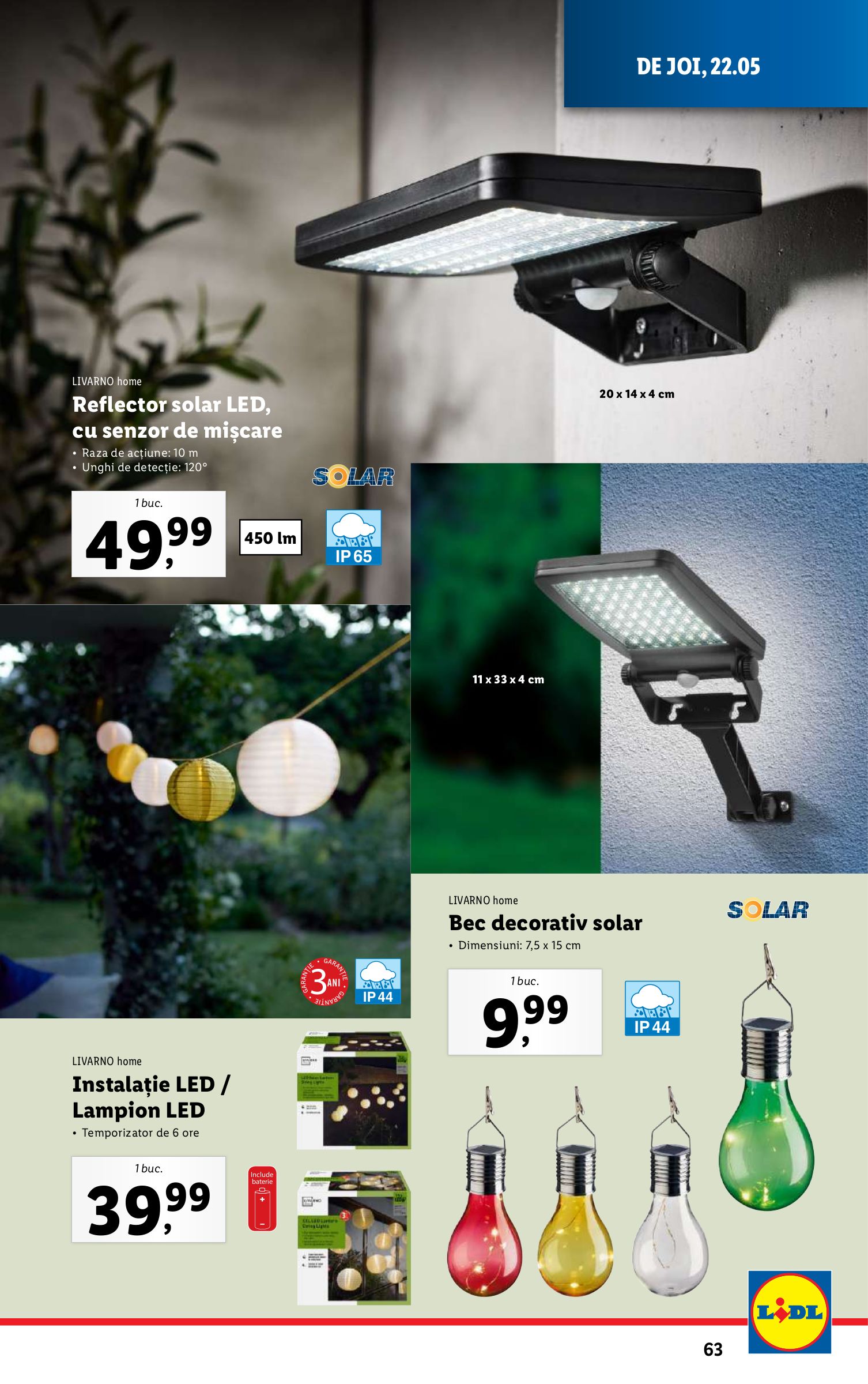 lidl - Catalog Lidl valabil din 19.05. - 25.05. - page: 63