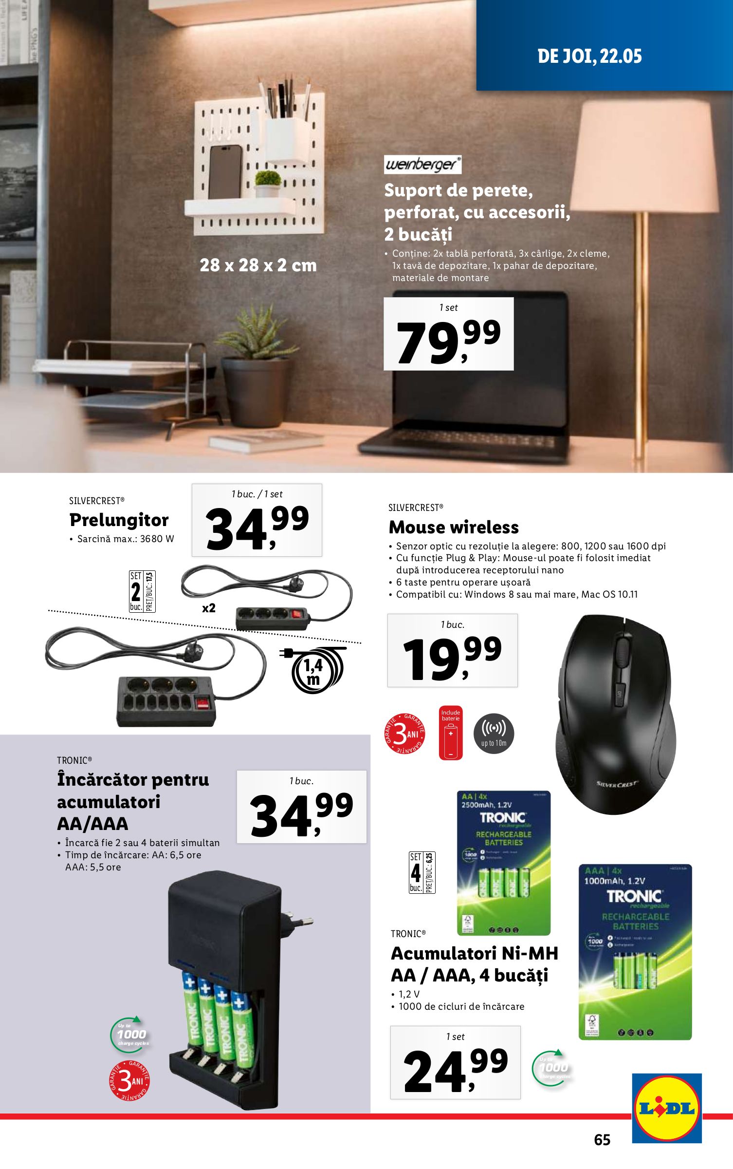 lidl - Catalog Lidl valabil din 19.05. - 25.05. - page: 65