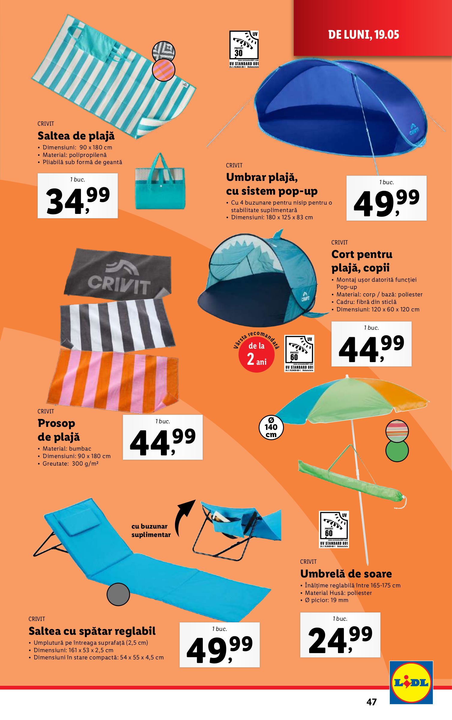 lidl - Catalog Lidl valabil din 19.05. - 25.05. - page: 47