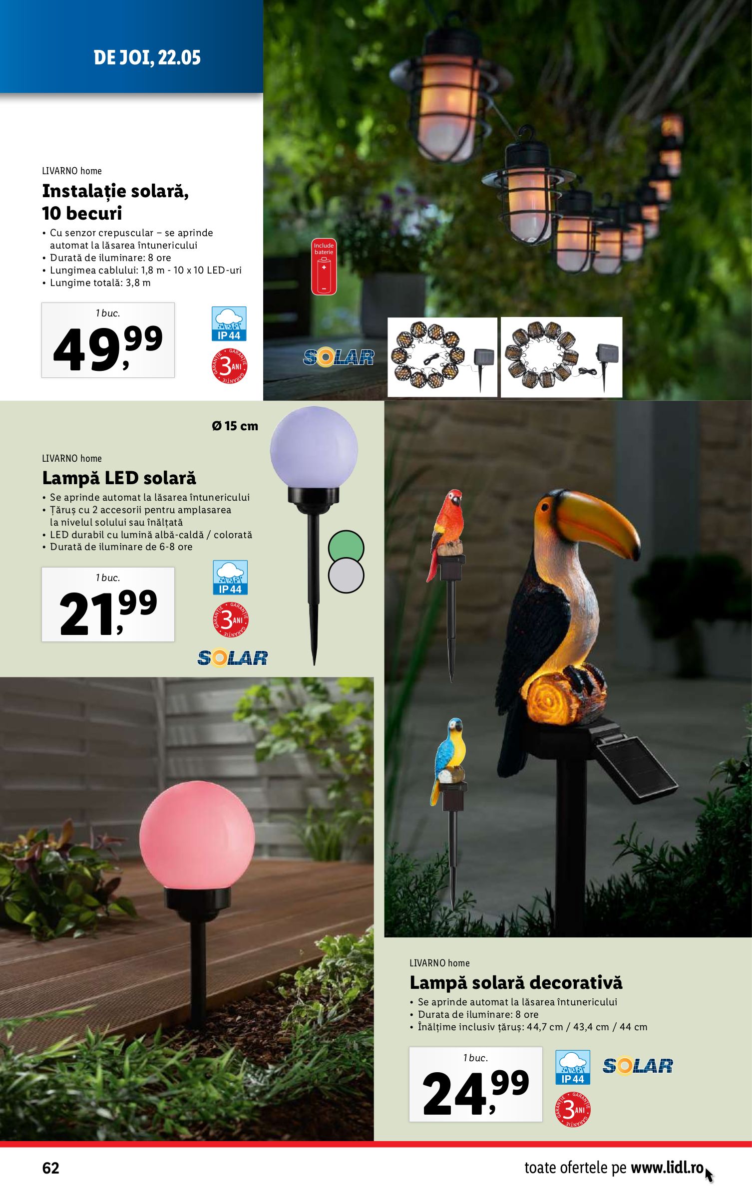 lidl - Catalog Lidl valabil din 19.05. - 25.05. - page: 62