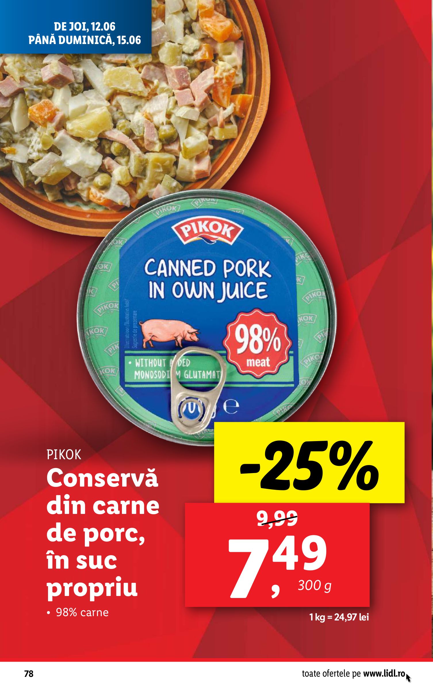lidl - Catalog Lidl valabil din 09.06. până pe 15.06. - page: 78 lidl - Catalog Lidl valabil din 09.06. până pe 15.06. - page: 78