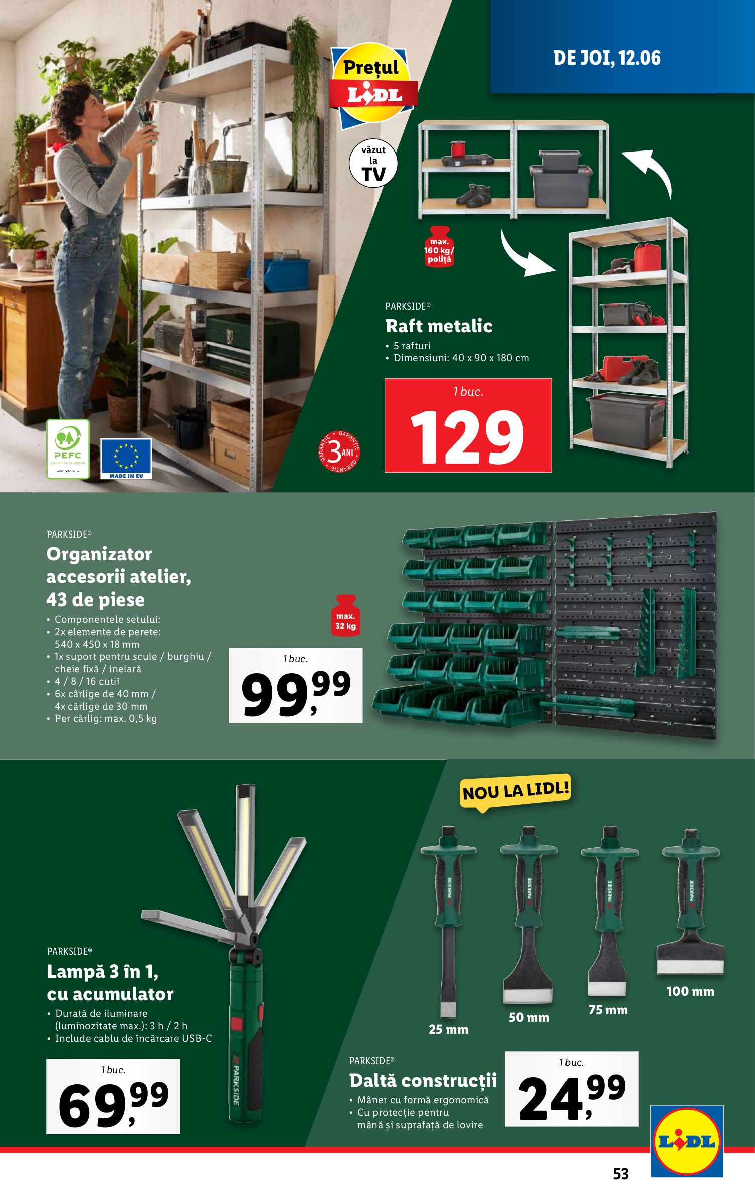 lidl - Catalog Lidl valabil din 09.06. până pe 15.06. - page: 53 lidl - Catalog Lidl valabil din 09.06. până pe 15.06. - page: 53
