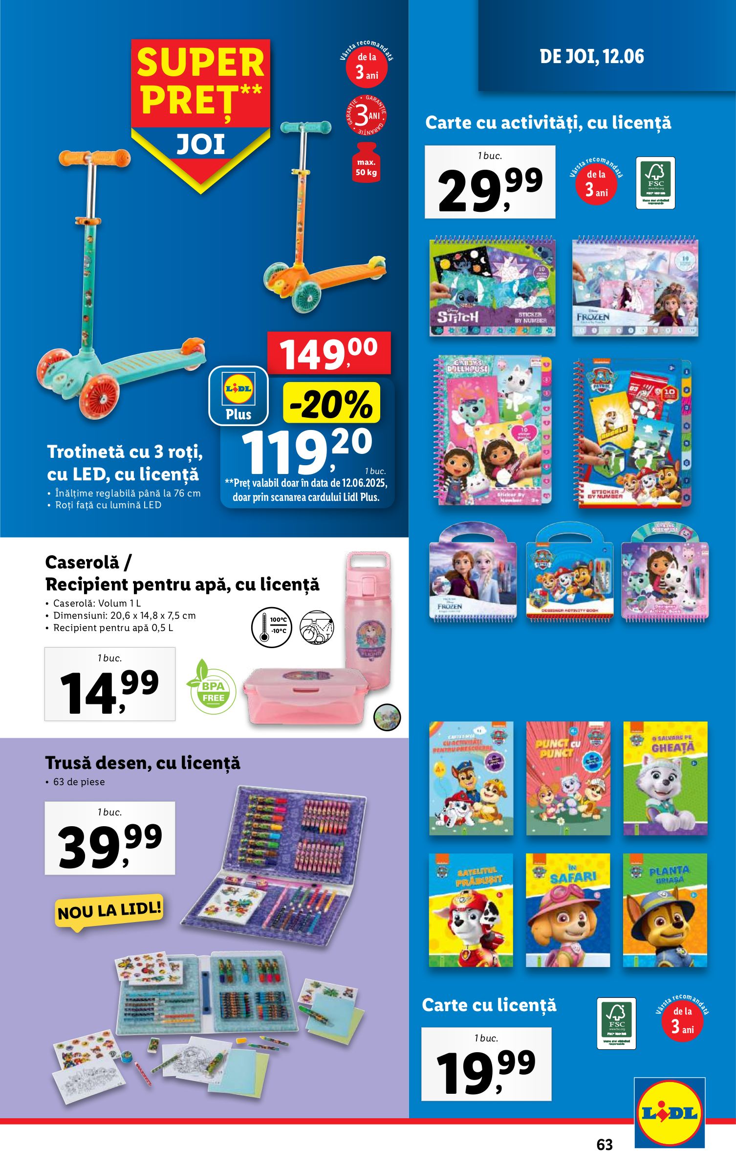 lidl - Catalog Lidl valabil din 09.06. până pe 15.06. - page: 63 lidl - Catalog Lidl valabil din 09.06. până pe 15.06. - page: 63