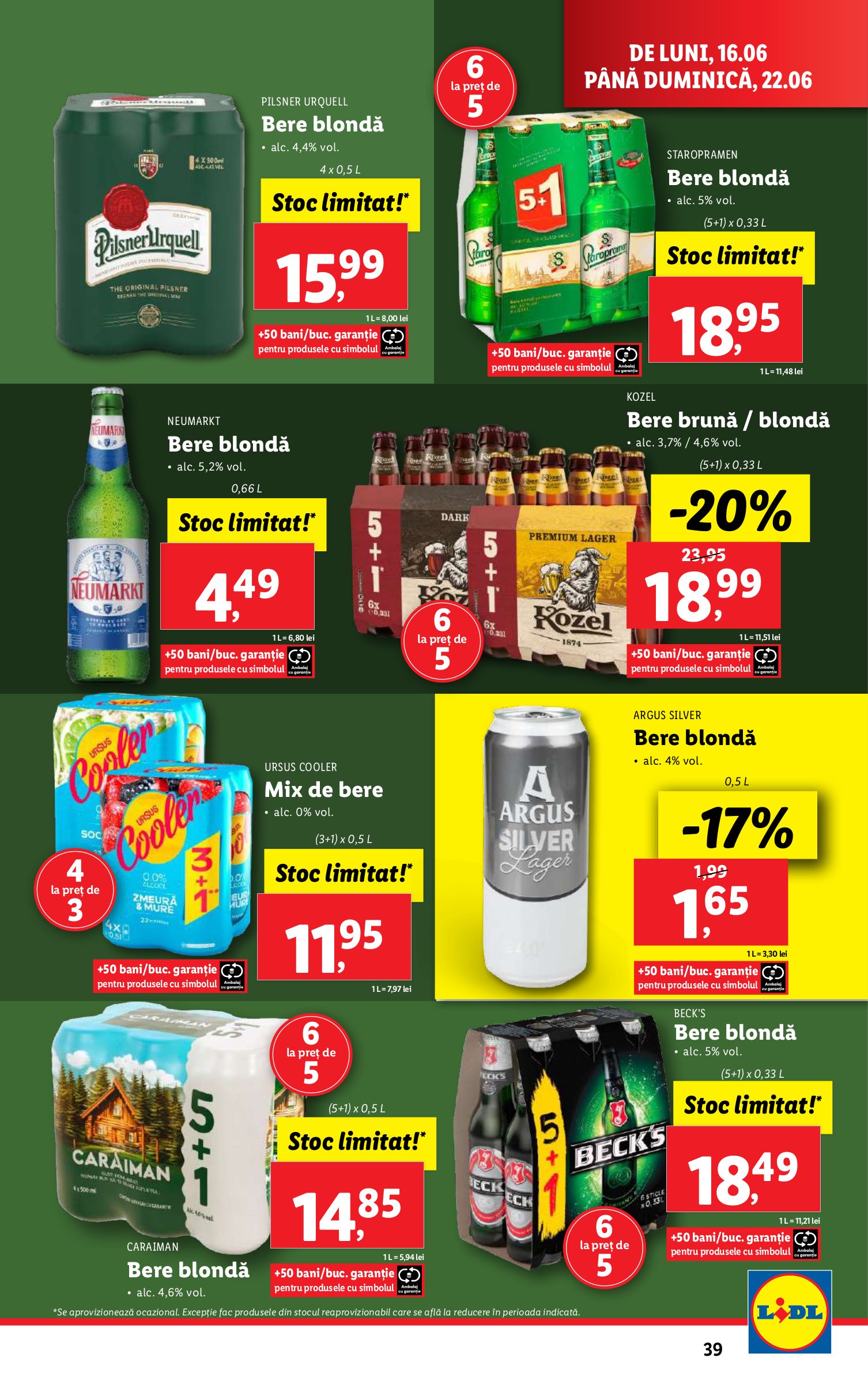 lidl - Catalog Lidl valabil din 16.06. până pe 22.06. - page: 39