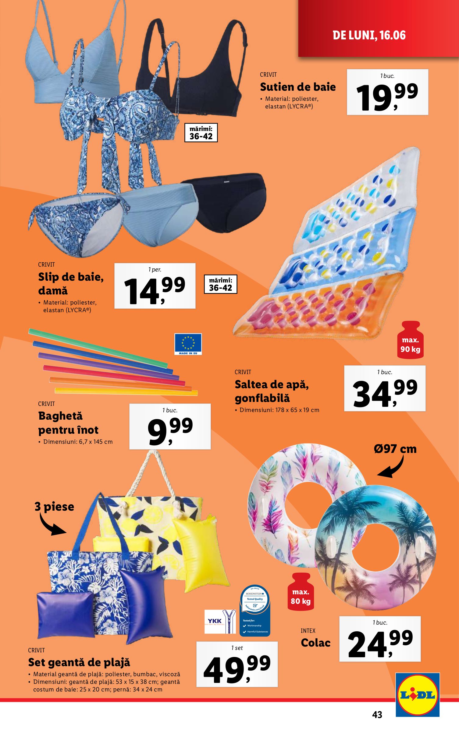 lidl - Catalog Lidl valabil din 16.06. până pe 22.06. - page: 43