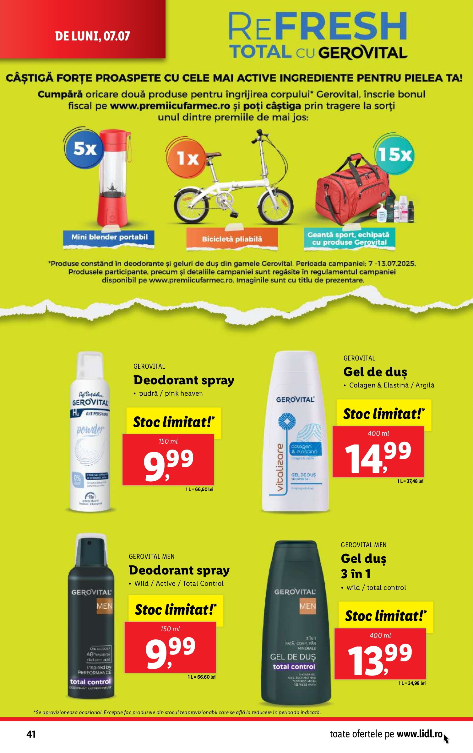 lidl - Catalog Lidl valabil din 07.07. până pe 13.07. - page: 42 lidl - Catalog Lidl valabil din 07.07. până pe 13.07. - page: 42
