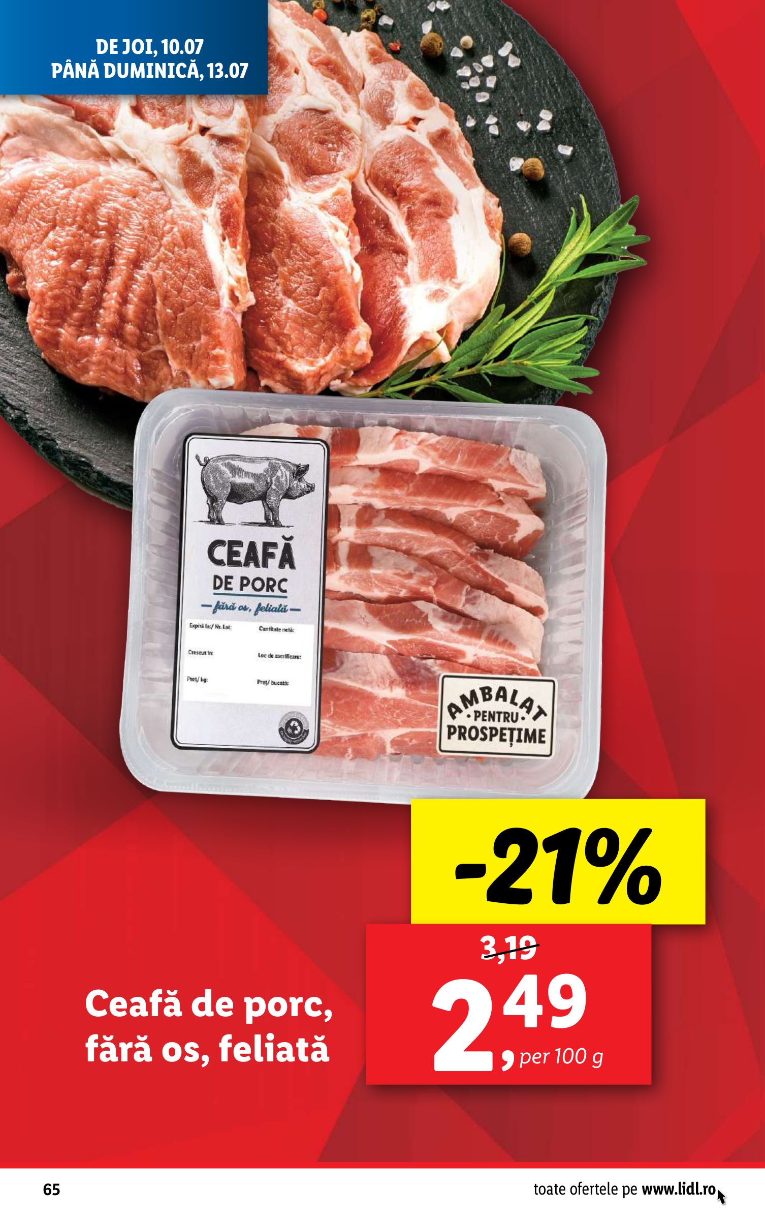 lidl - Catalog Lidl valabil din 07.07. până pe 13.07. - page: 66 lidl - Catalog Lidl valabil din 07.07. până pe 13.07. - page: 66