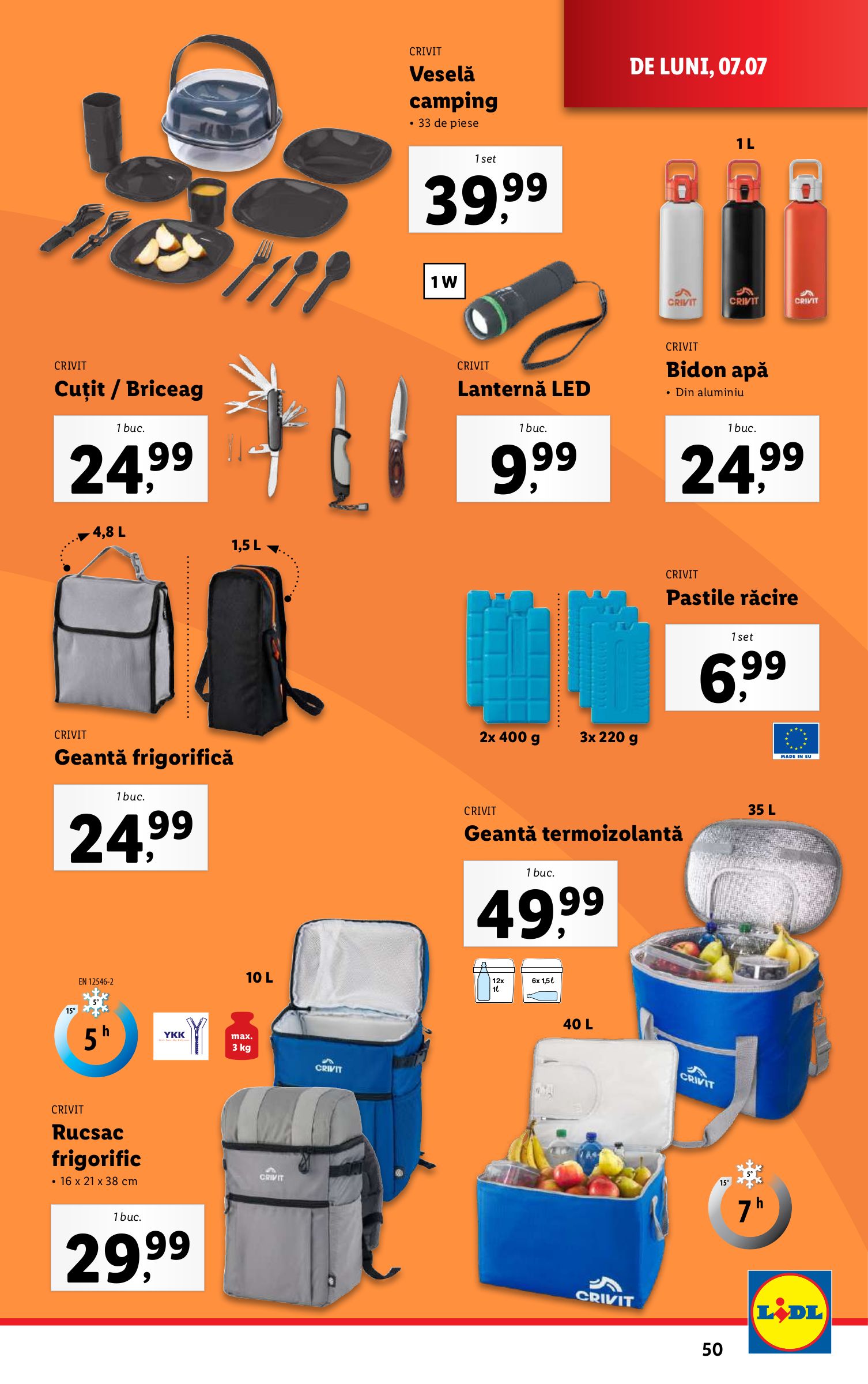 lidl - Catalog Lidl valabil din 07.07. până pe 13.07. - page: 51 lidl - Catalog Lidl valabil din 07.07. până pe 13.07. - page: 51