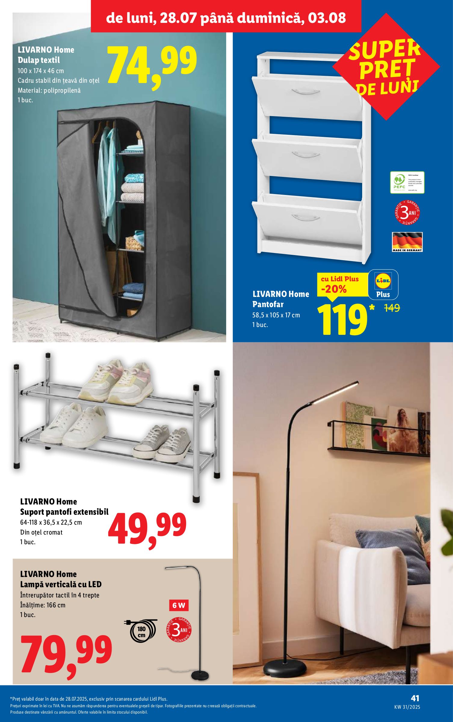 lidl - Catalog Lidl valabil din 28.07. până pe 03.08. - page: 41 lidl - Catalog Lidl valabil din 28.07. până pe 03.08. - page: 41