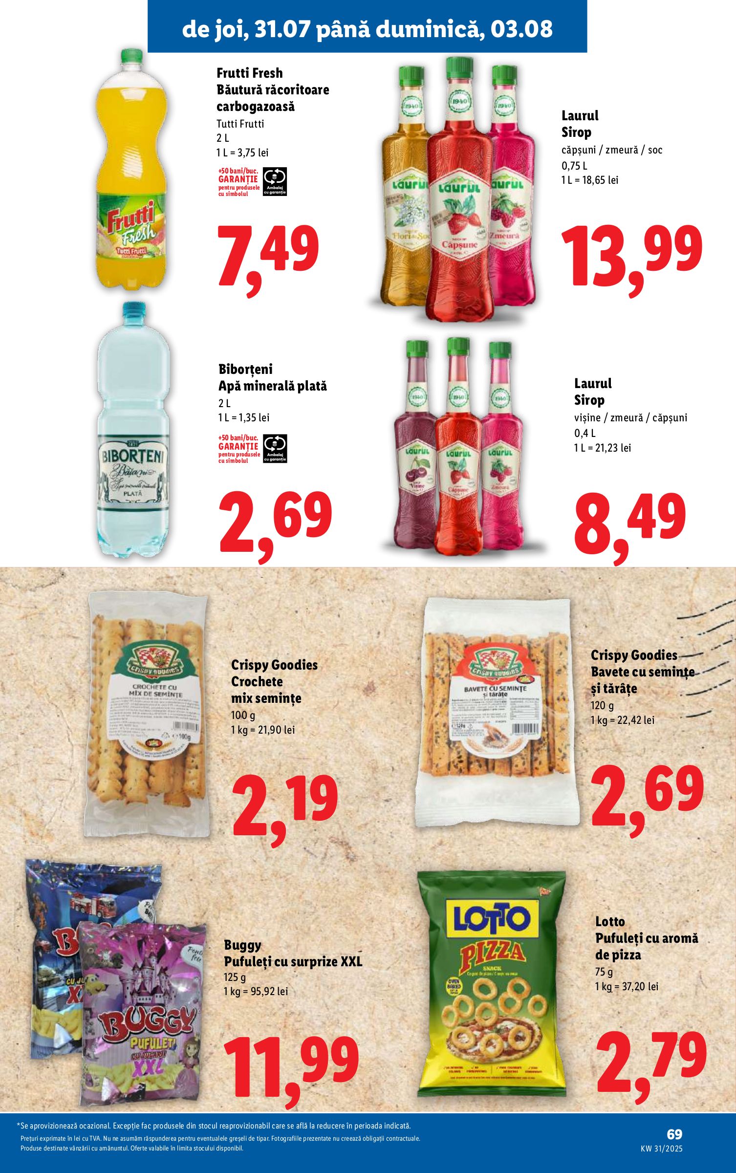 lidl - Catalog Lidl valabil din 28.07. până pe 03.08. - page: 69 lidl - Catalog Lidl valabil din 28.07. până pe 03.08. - page: 69