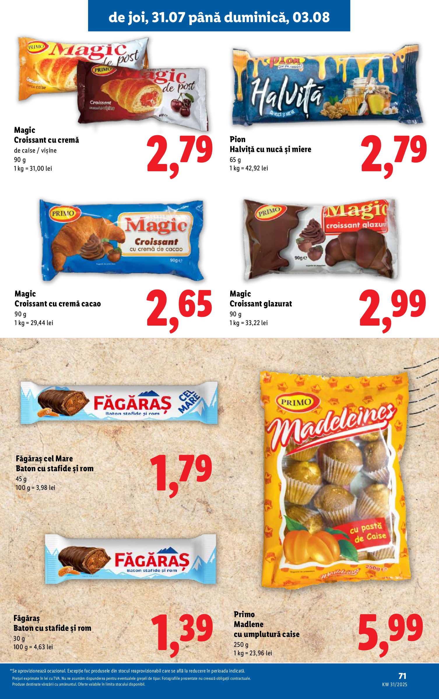lidl - Catalog Lidl valabil din 28.07. până pe 03.08. - page: 71 lidl - Catalog Lidl valabil din 28.07. până pe 03.08. - page: 71