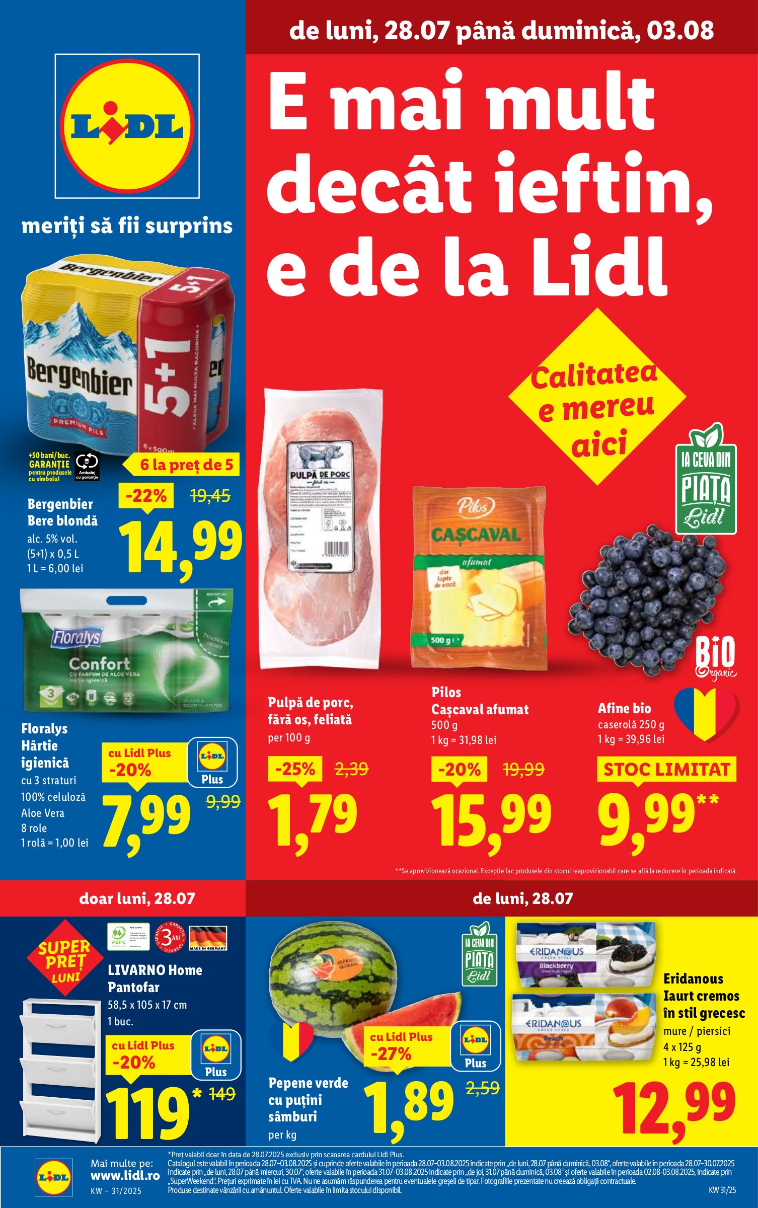 lidl - Catalog Lidl valabil din 28.07. până pe 03.08. - page: 1 lidl - Catalog Lidl valabil din 28.07. până pe 03.08. - page: 1