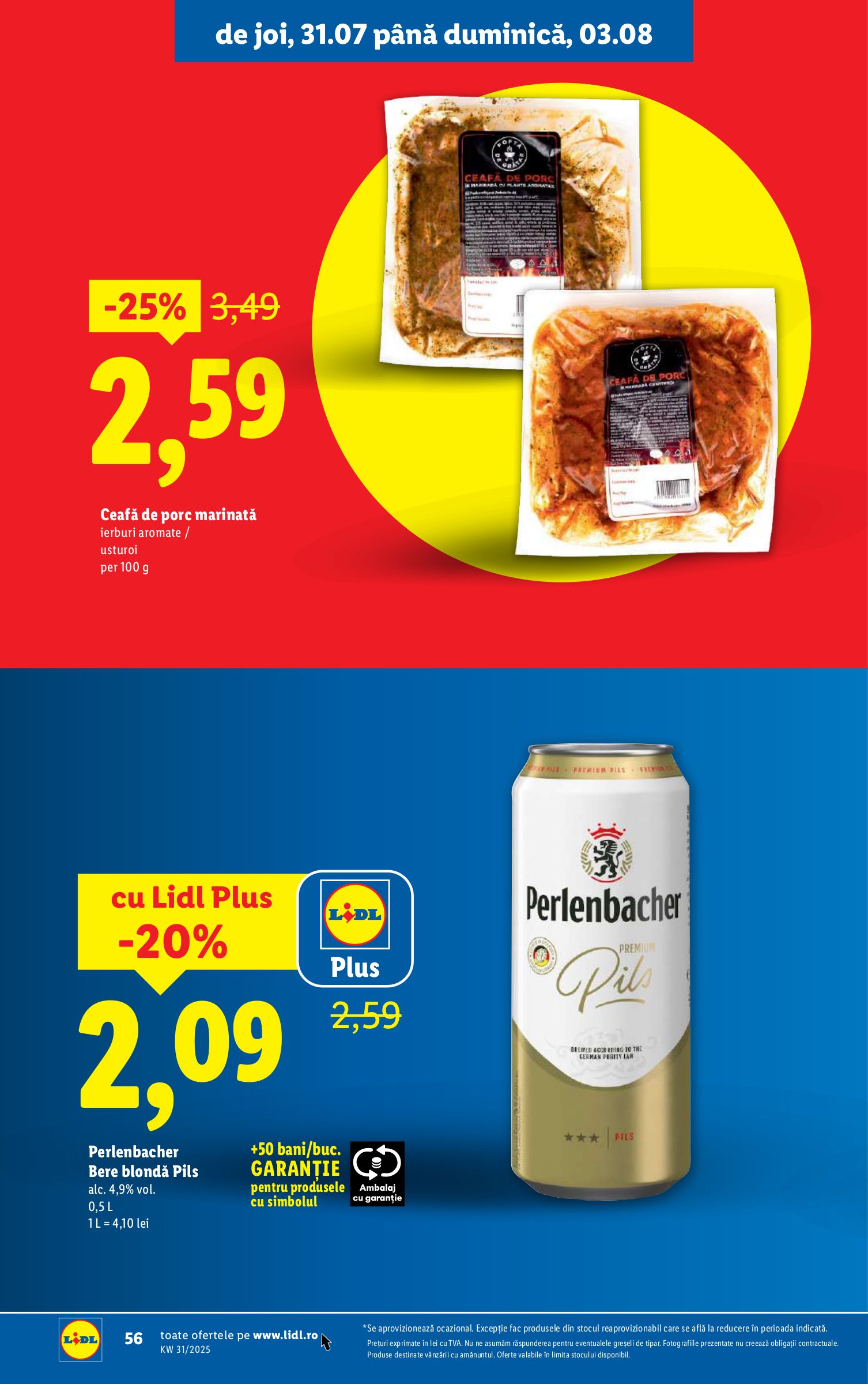 lidl - Catalog Lidl valabil din 28.07. până pe 03.08. - page: 56 lidl - Catalog Lidl valabil din 28.07. până pe 03.08. - page: 56