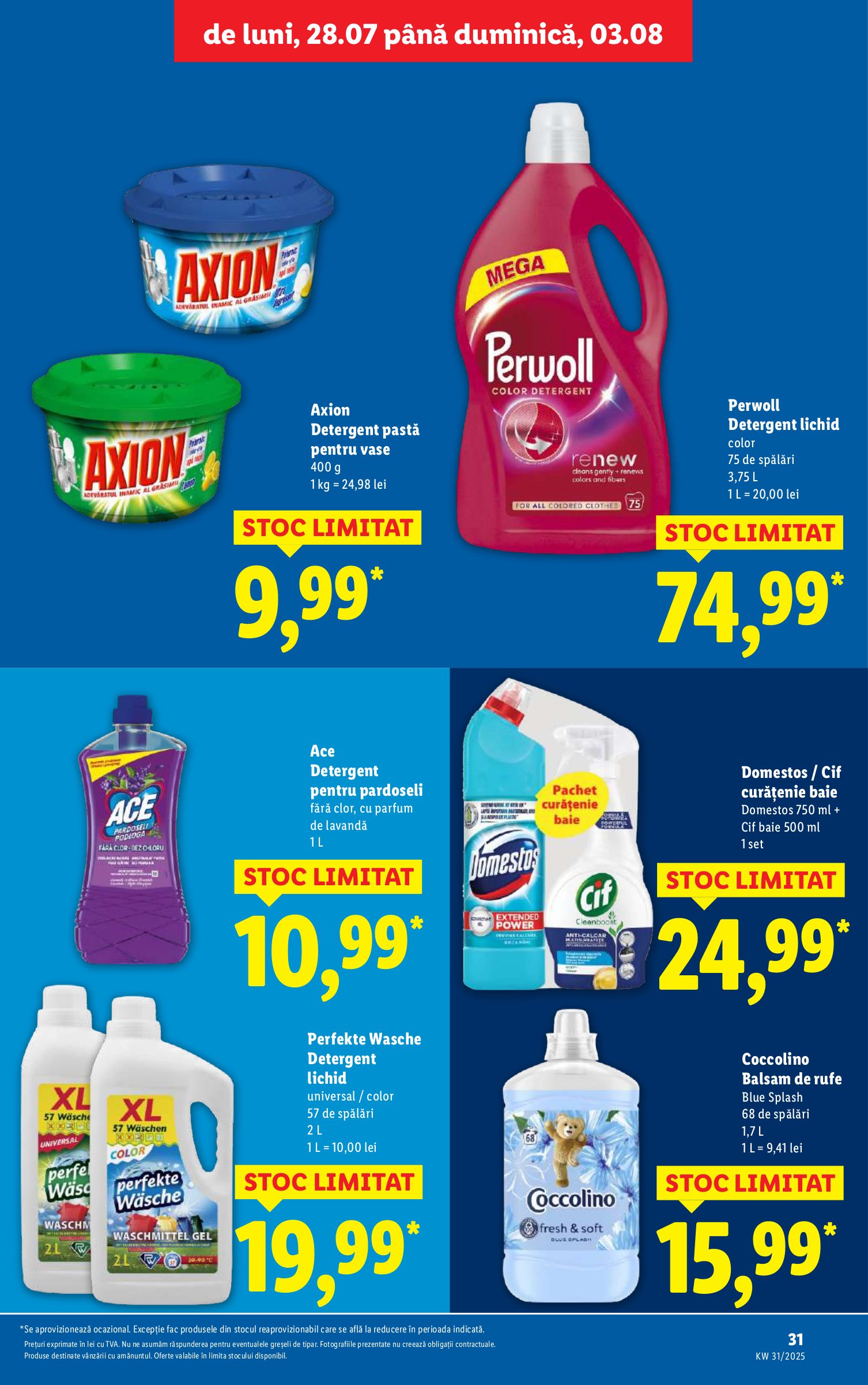 lidl - Catalog Lidl valabil din 28.07. până pe 03.08. - page: 31 lidl - Catalog Lidl valabil din 28.07. până pe 03.08. - page: 31