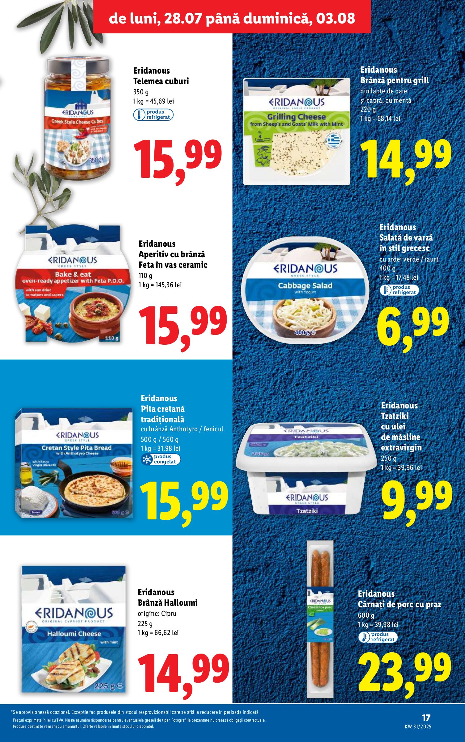 lidl - Catalog Lidl valabil din 28.07. până pe 03.08. - page: 17 lidl - Catalog Lidl valabil din 28.07. până pe 03.08. - page: 17
