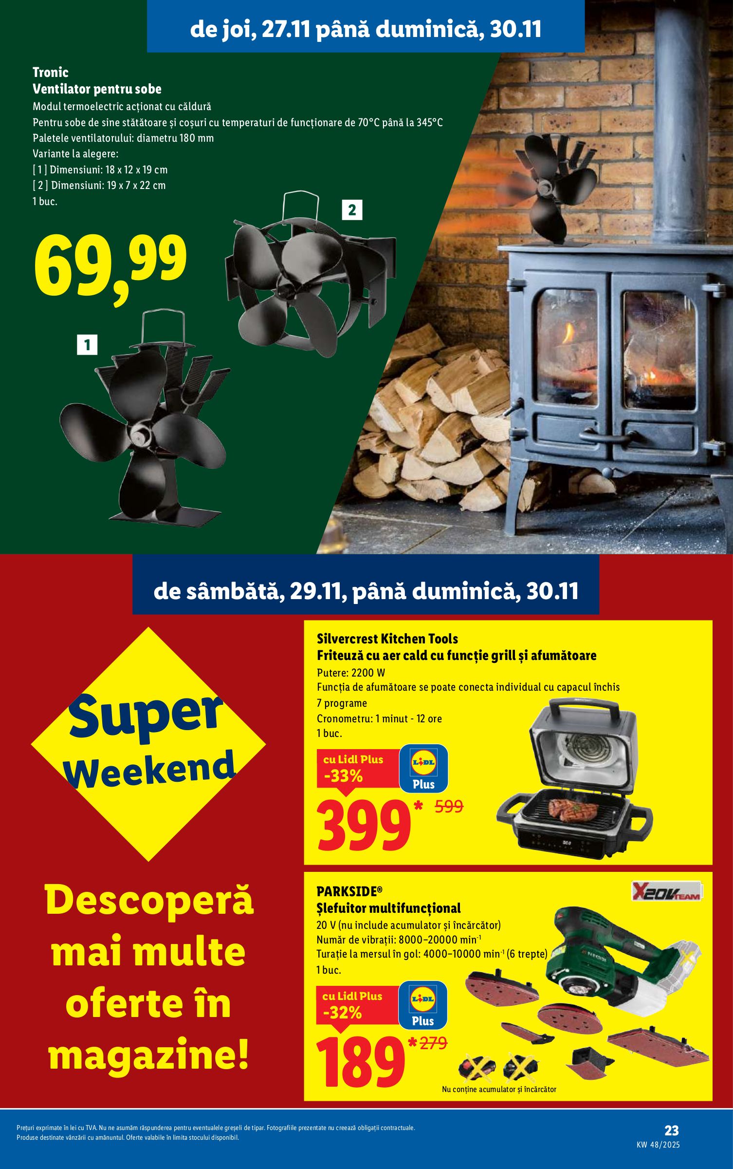 lidl - Catalog Lidl - Catalogul săptămânal Non Food online – oferte valabile din 24.11. - page: 23