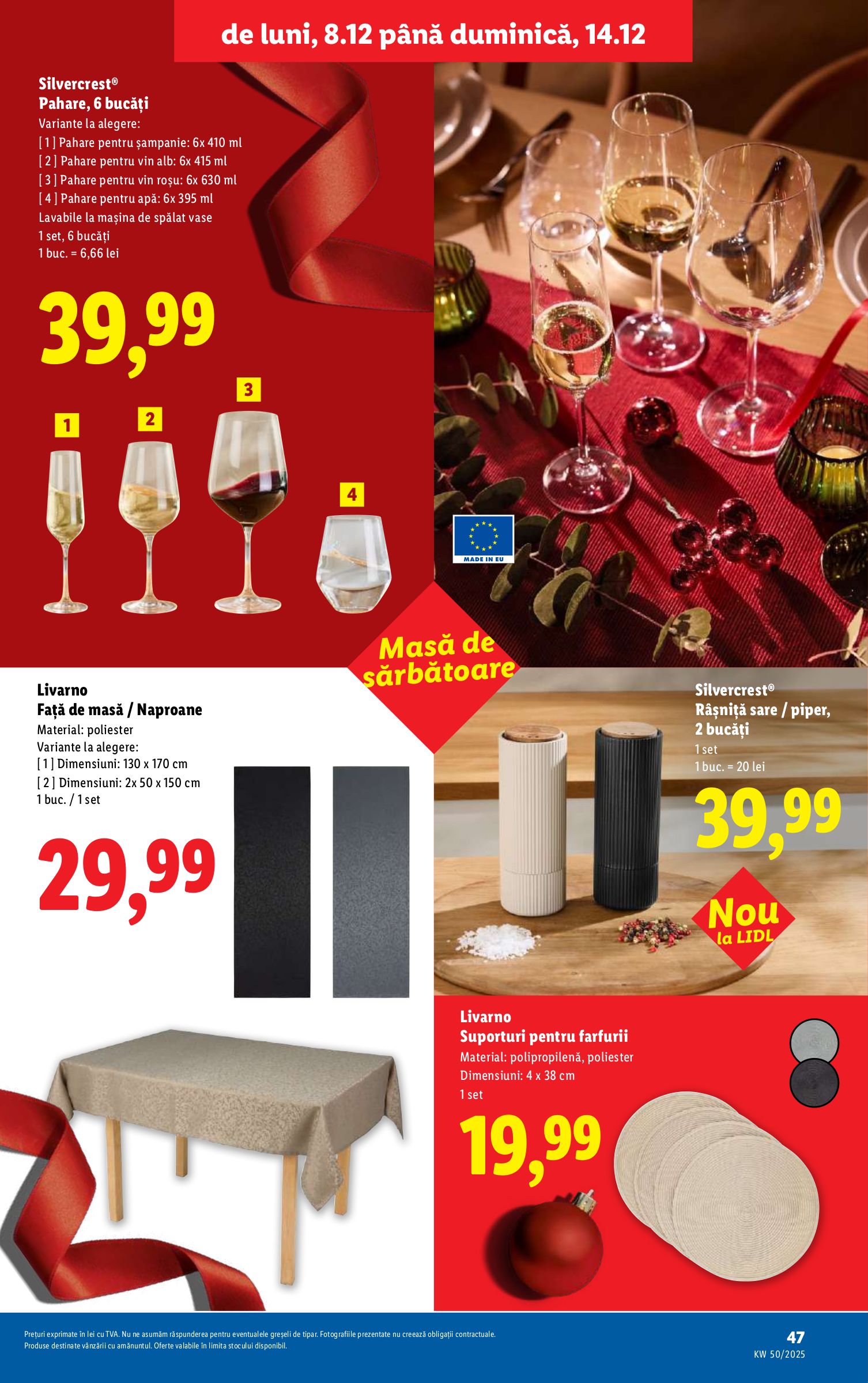 lidl - Catalog Lidl online – oferte valabile din 08.12. - page: 47