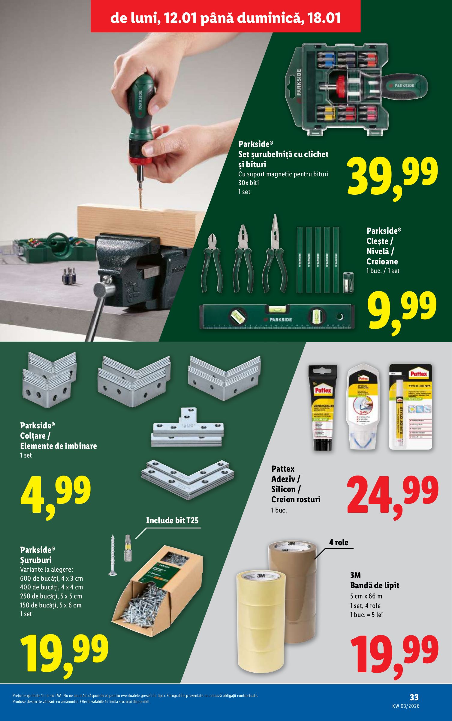 lidl - Catalog Lidl online – oferte valabile din 12.01. - page: 33