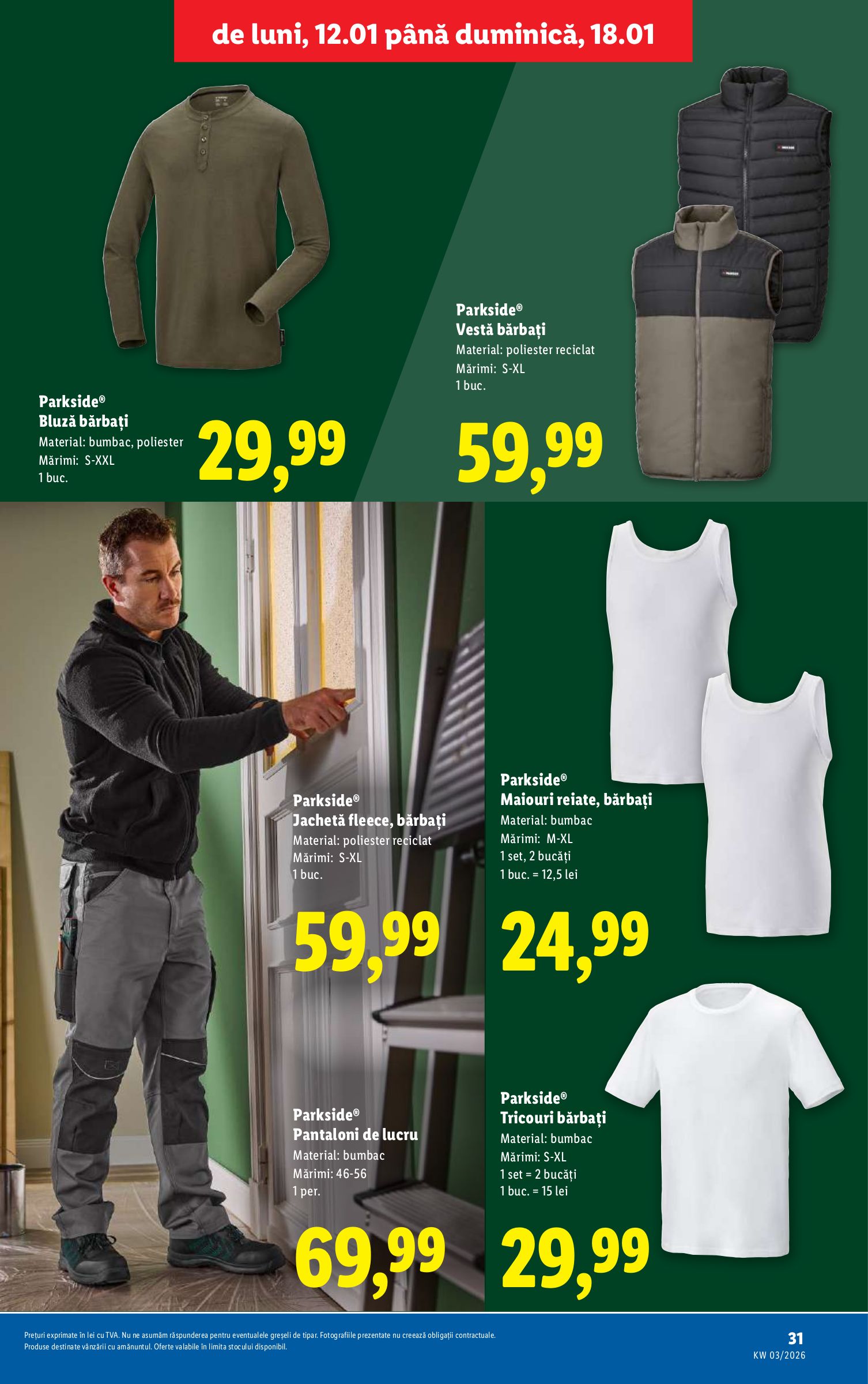 lidl - Catalog Lidl online – oferte valabile din 12.01. - page: 31