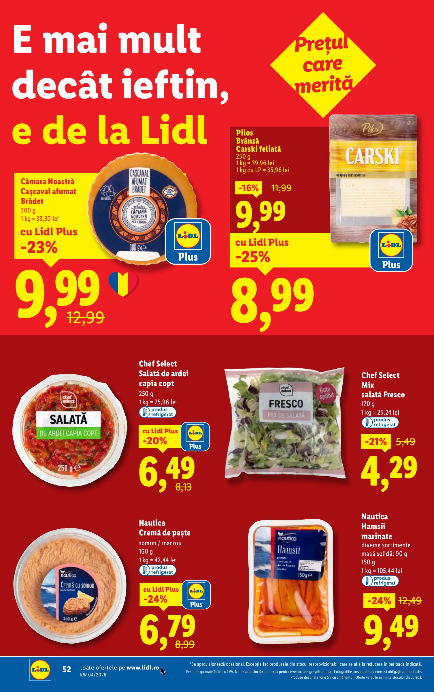 lidl - Catalog Lidl online – oferte valabile din 19.01. - page: 52