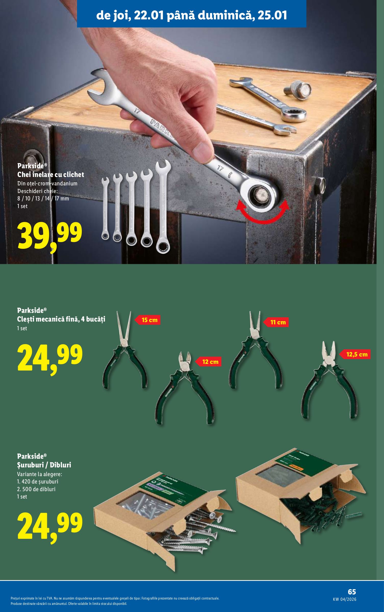 lidl - Catalog Lidl online – oferte valabile din 19.01. - page: 65