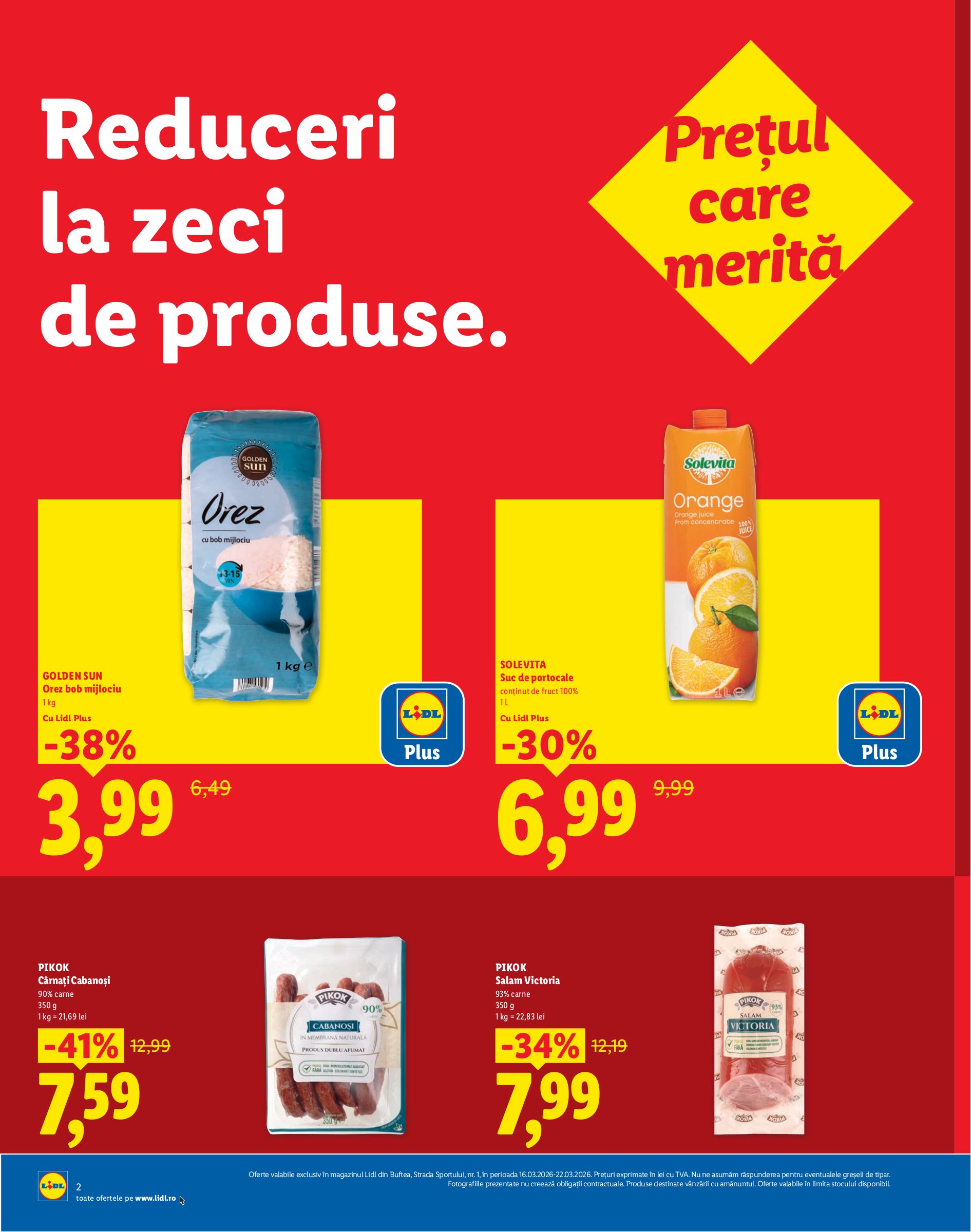 lidl - Catalog Lidl - Buftea online – oferte valabile din 16.03.2026 - page: 2