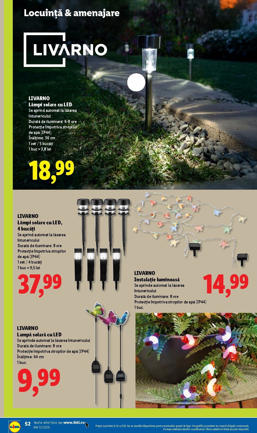 lidl - Catalog Lidl online – oferte valabile din 16.03.2026 - page: 52