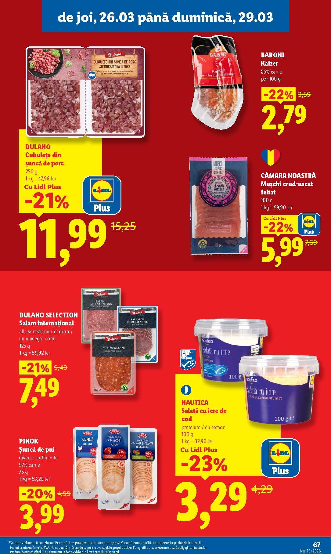 lidl - Catalog Lidl online – oferte valabile din 23.03.2026 - page: 67