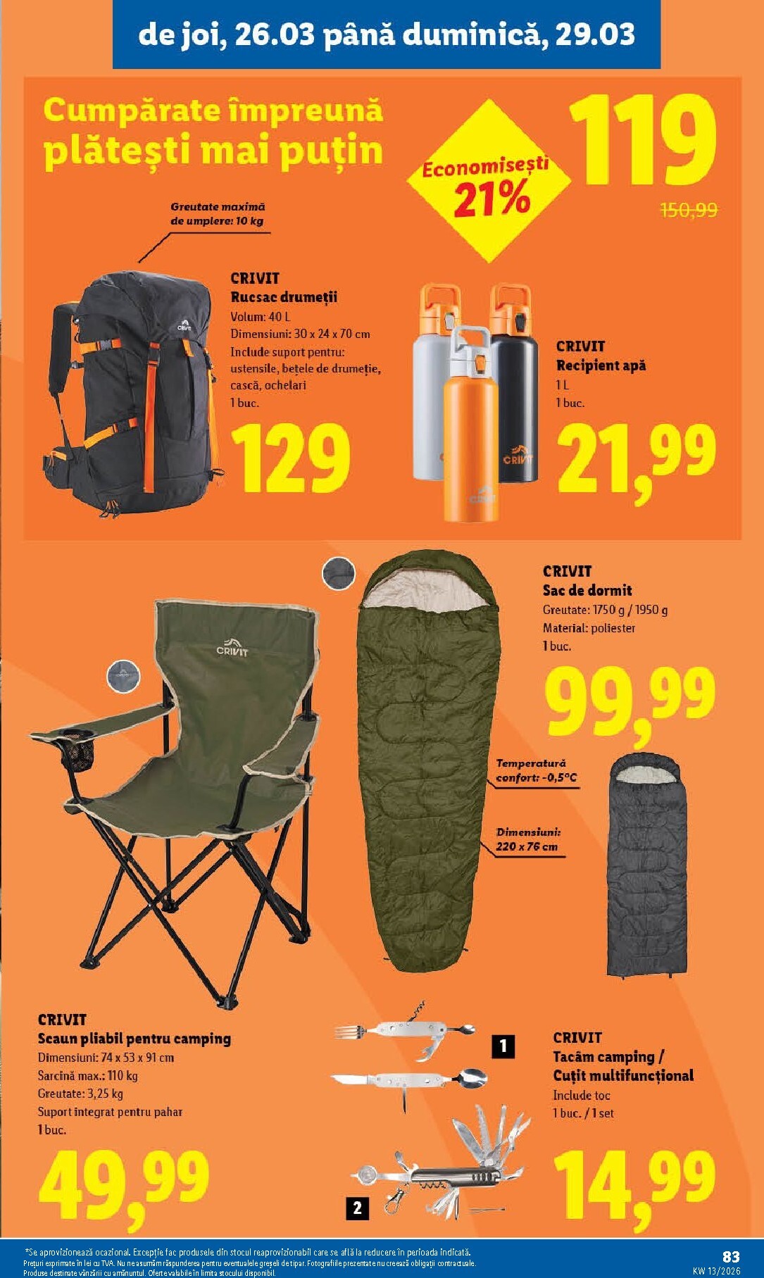 lidl - Catalog Lidl online – oferte valabile din 23.03.2026 - page: 83