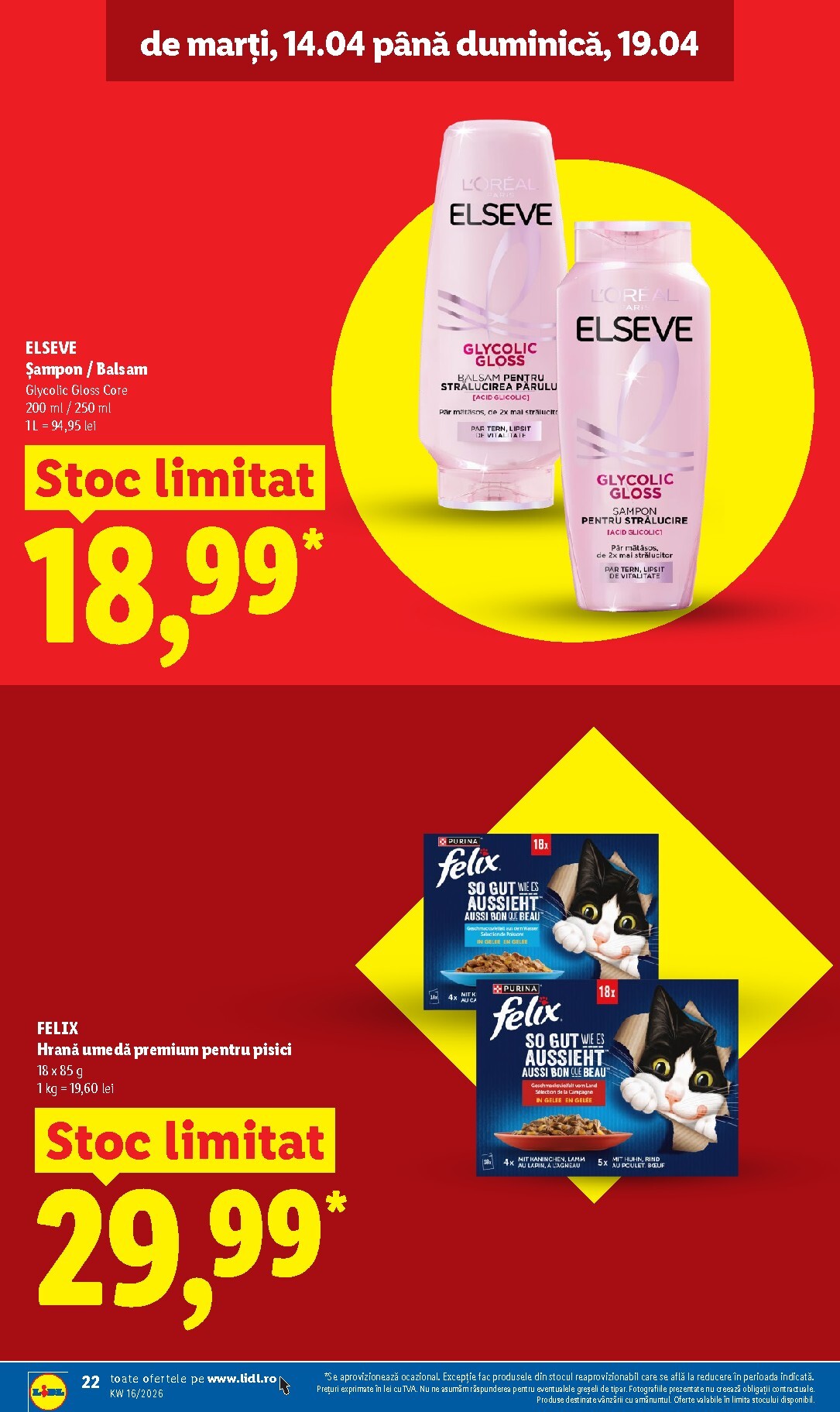 lidl - Lidl pliante pentru săptămâna viitoare de la marți 14.04.2026 până la duminică 19.04.2026 - page: 22