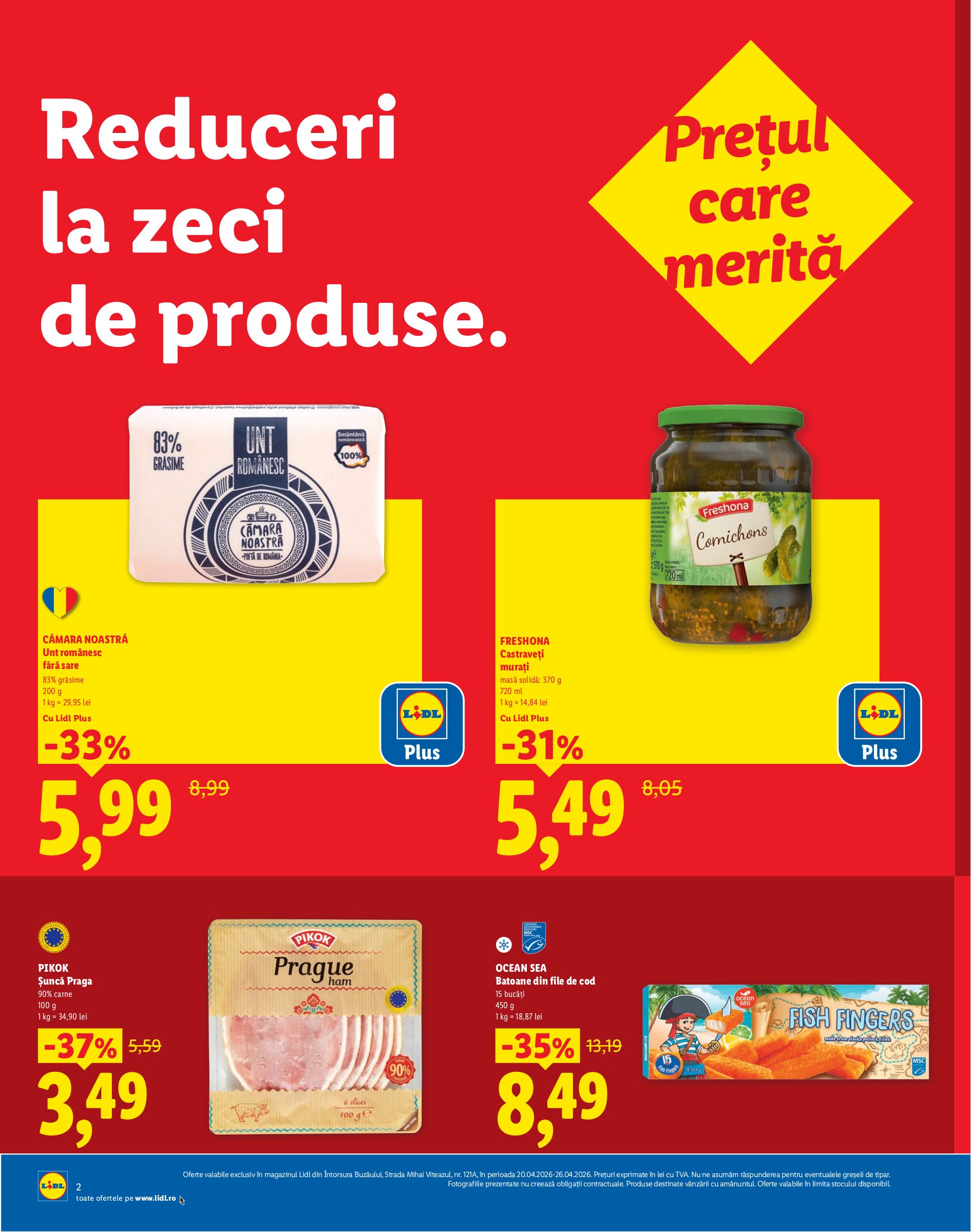 lidl - Lidl - Intorsura Buzaului pliante pentru săptămâna viitoare de la luni 20.04.2026 până la duminică 26.04.2026 - page: 2