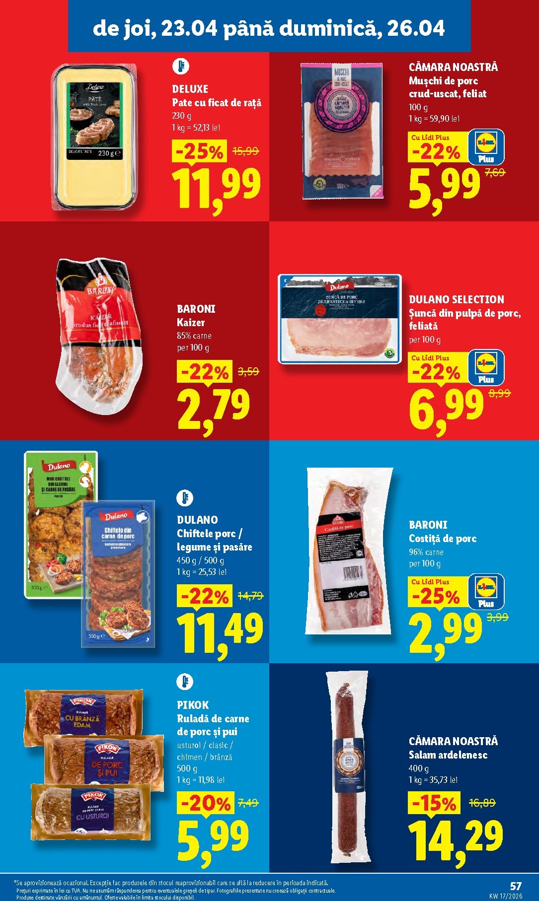 lidl - Lidl pliante pentru săptămâna viitoare de la luni 20.04.2026 până la duminică 26.04.2026 - page: 57