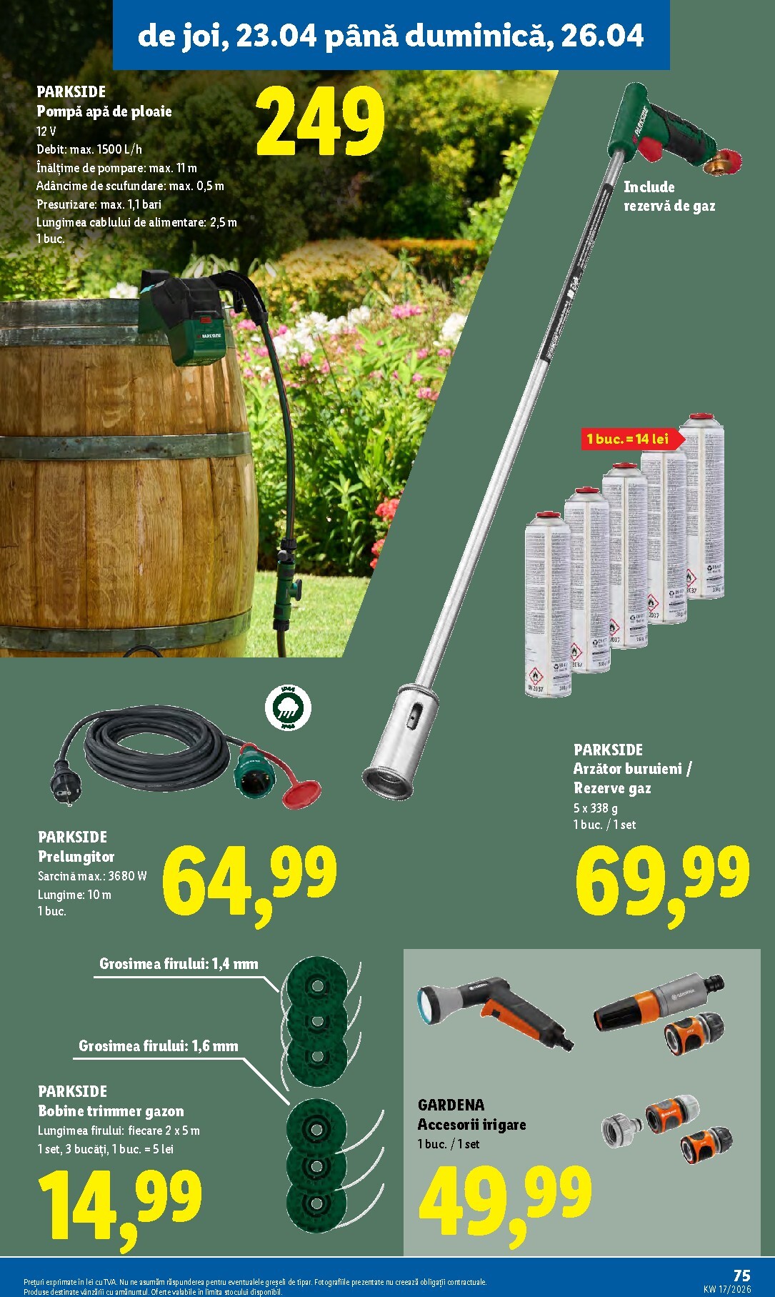 lidl - Lidl pliante pentru săptămâna viitoare de la luni 20.04.2026 până la duminică 26.04.2026 - page: 75