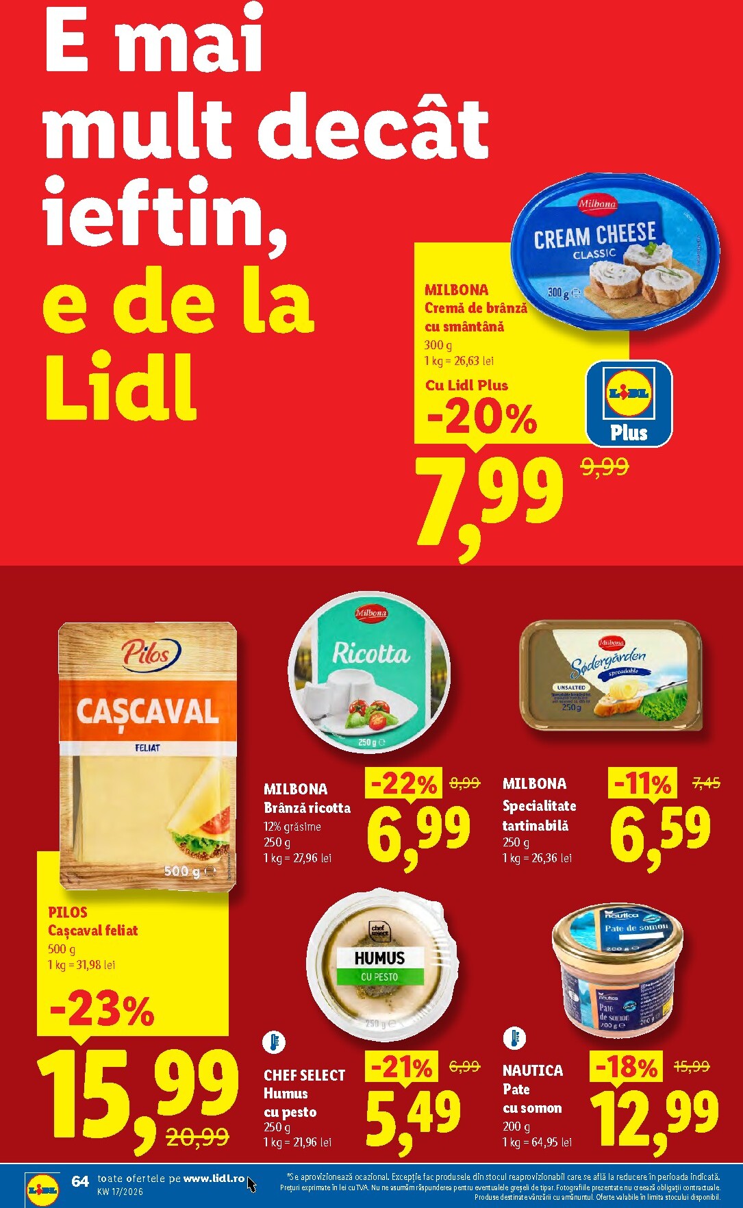 lidl - Lidl pliante pentru săptămâna viitoare de la luni 20.04.2026 până la duminică 26.04.2026 - page: 64