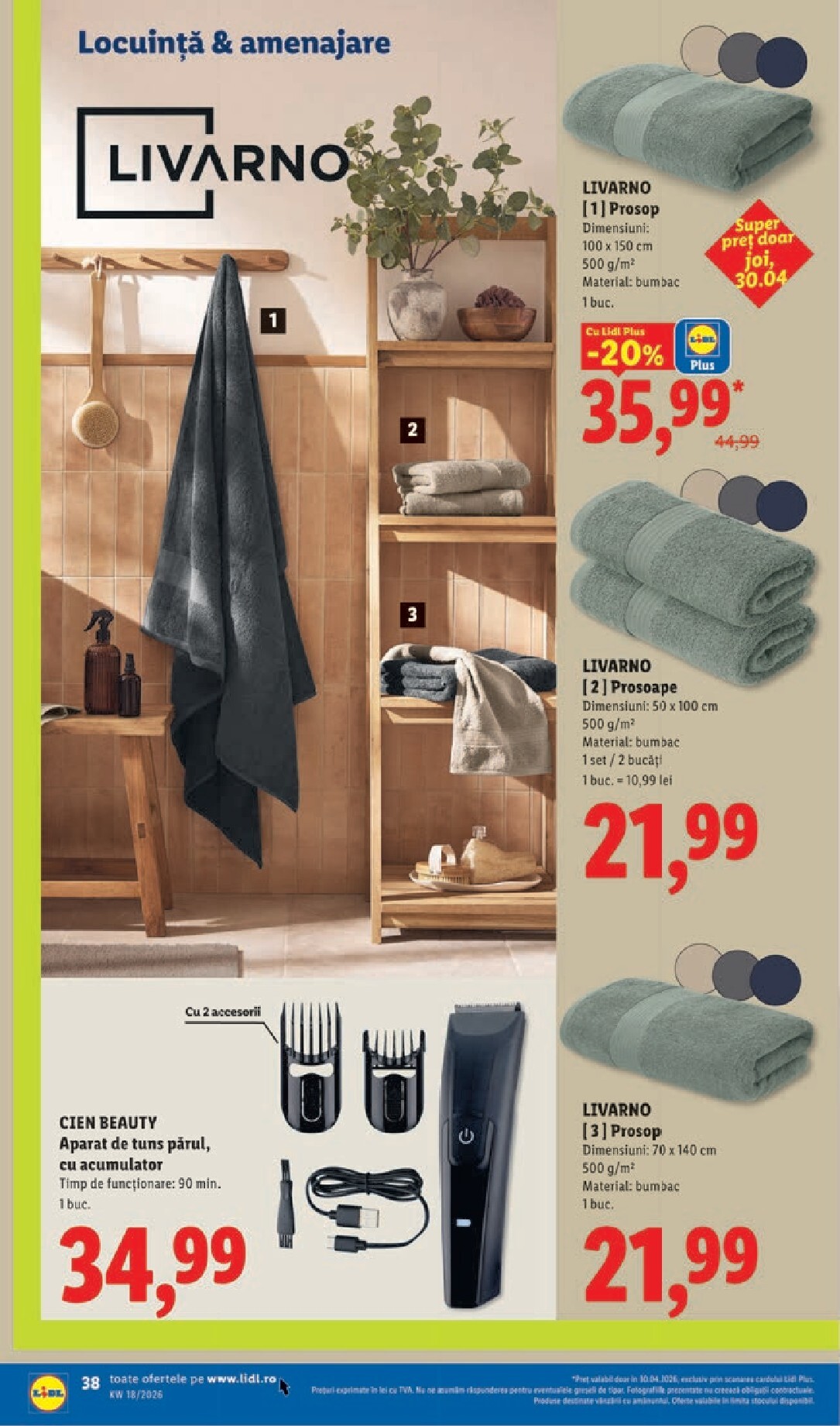 lidl - Lidl pliante pentru săptămâna viitoare de la luni 27.04.2026 până la duminică 03.05.2026 - page: 38