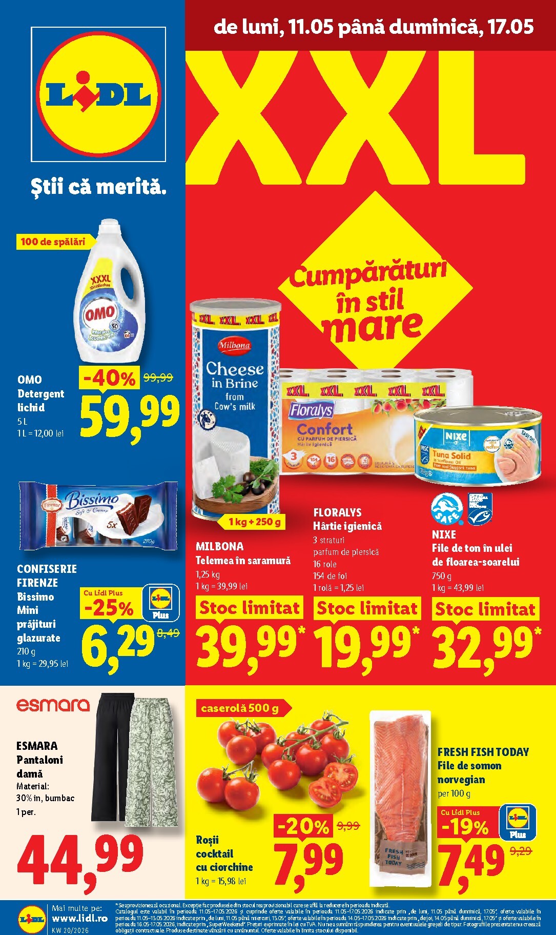 lidl - Brosura Lidl valabilă de la luni 11.05.2026 până la duminică 17.05.2026