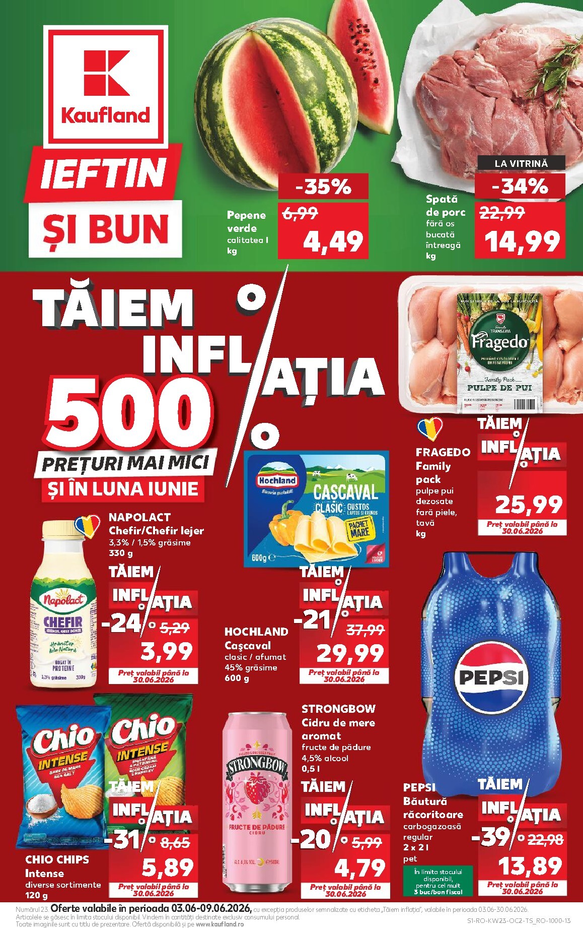 kaufland - Kaufland pliante pentru săptămâna viitoare de la miercuri 03.06.2026 până la marți 09.06.2026
