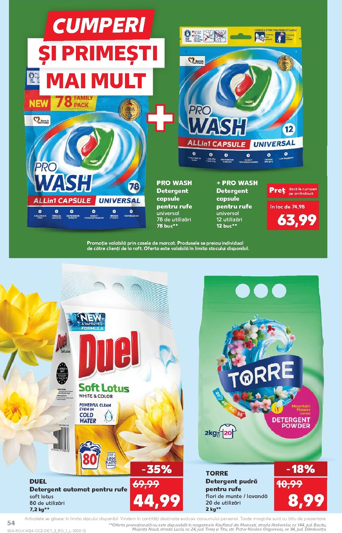 kaufland - Kaufland pliante pentru săptămâna viitoare de la miercuri 10.06.2026 până la marți 16.06.2026 - page: 54