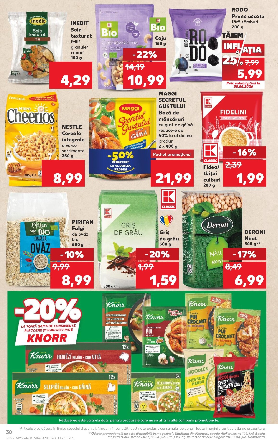 kaufland - Kaufland pliante pentru săptămâna viitoare de la miercuri 10.06.2026 până la marți 16.06.2026 - page: 30