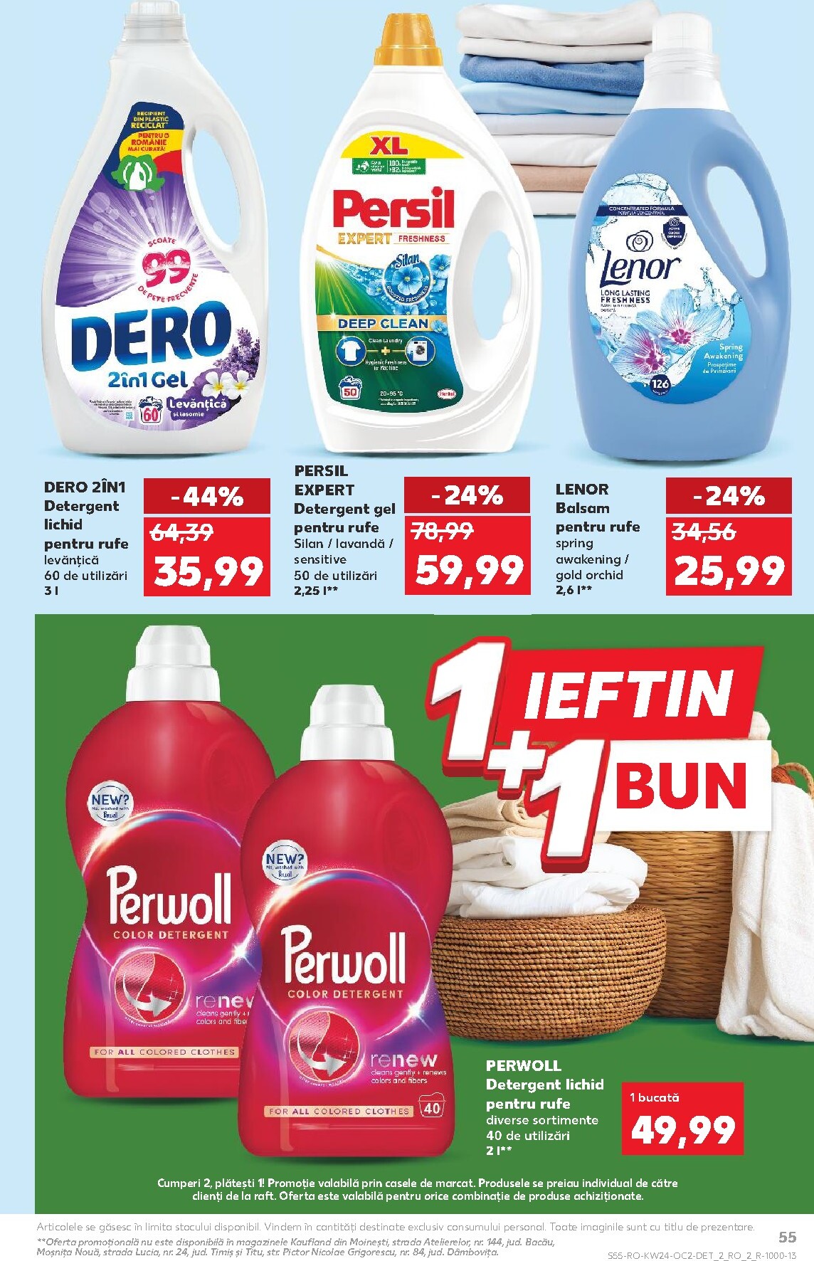 kaufland - Kaufland pliante pentru săptămâna viitoare de la miercuri 10.06.2026 până la marți 16.06.2026 - page: 55