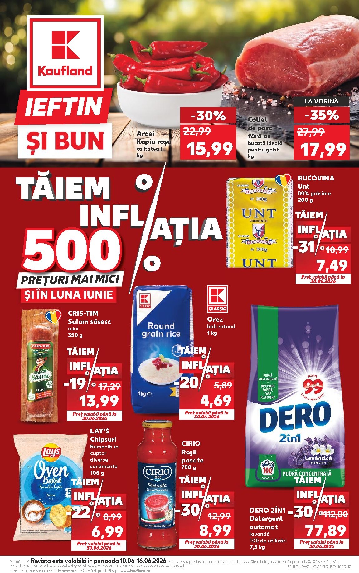 kaufland - Kaufland pliante pentru săptămâna viitoare de la miercuri 10.06.2026 până la marți 16.06.2026