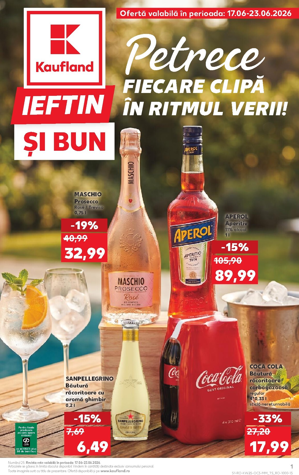 kaufland - Kaufland pliante pentru săptămâna viitoare de la miercuri 17.06.2026 până la marți 23.06.2026