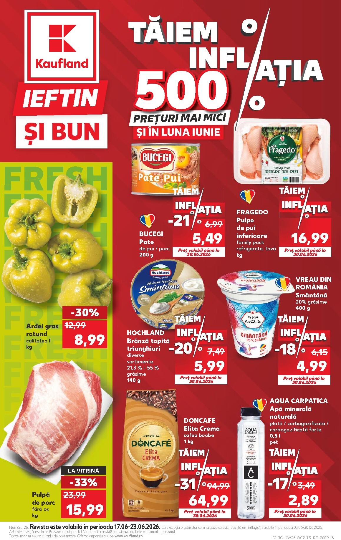 kaufland - Brosura Kaufland valabilă de la miercuri 17.06.2026 până la marți 23.06.2026