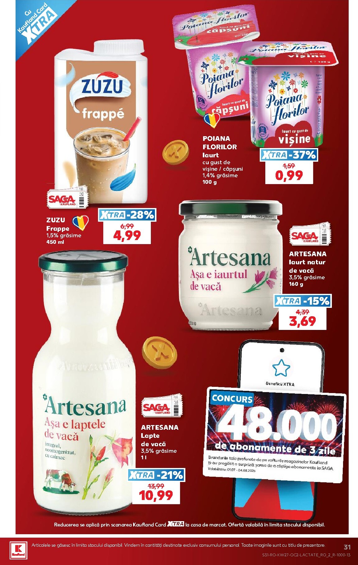 kaufland - Pliantele viitoare Kaufland valabil de la miercuri 01.07.2026 până la marți 07.07.2026 - page: 31