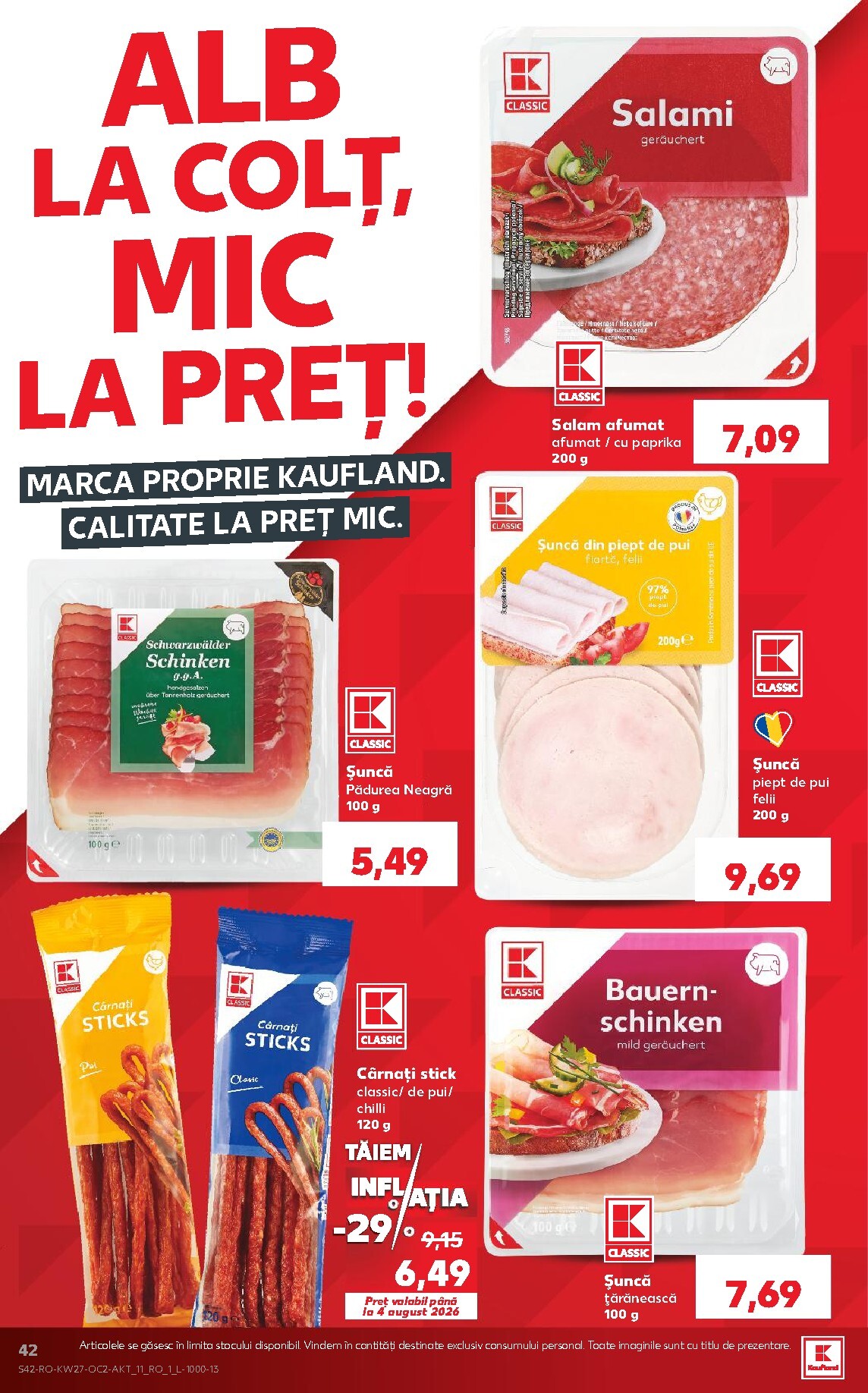 kaufland - Pliantele viitoare Kaufland valabil de la miercuri 01.07.2026 până la marți 07.07.2026 - page: 42