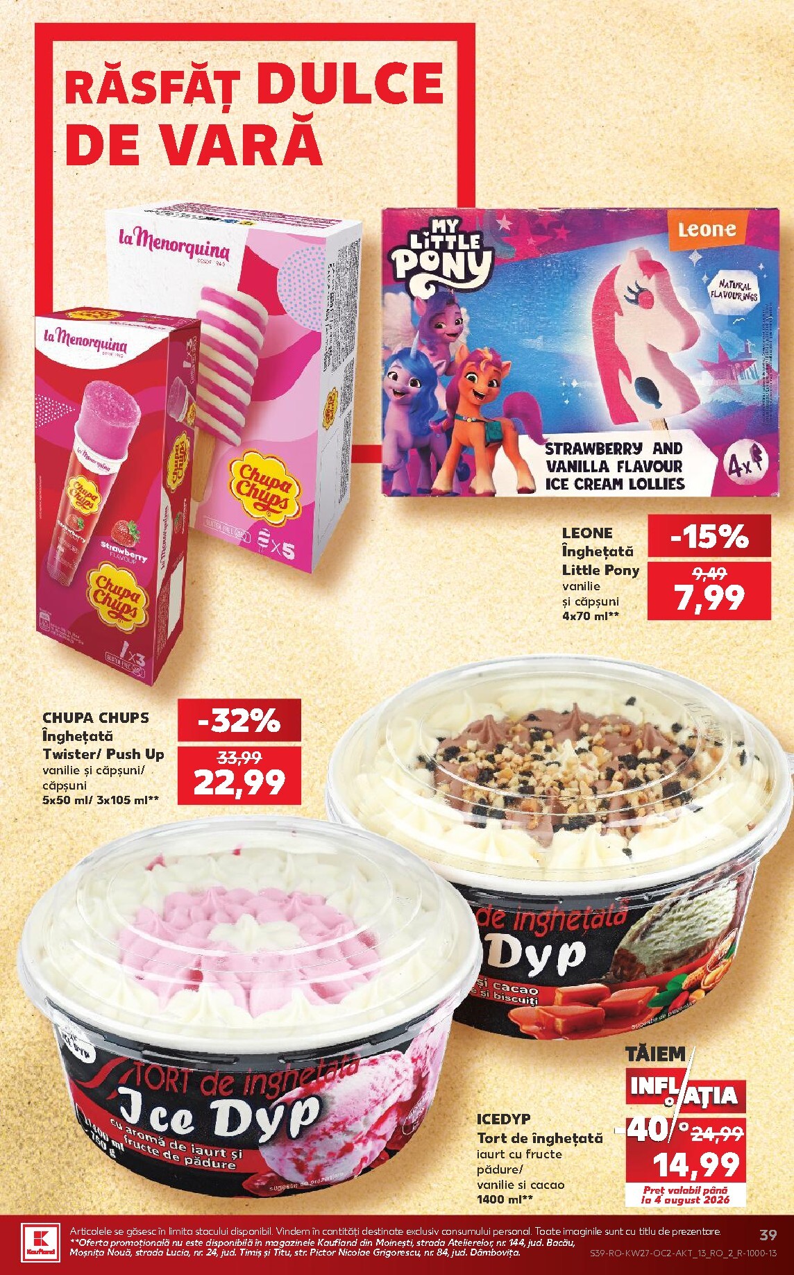 kaufland - Pliantele viitoare Kaufland valabil de la miercuri 01.07.2026 până la marți 07.07.2026 - page: 39