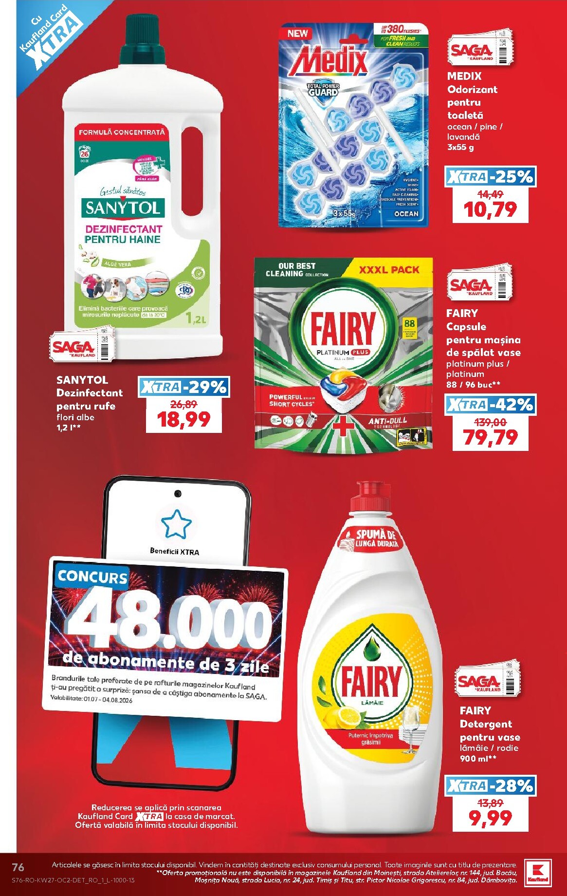 kaufland - Pliantele viitoare Kaufland valabil de la miercuri 01.07.2026 până la marți 07.07.2026 - page: 76