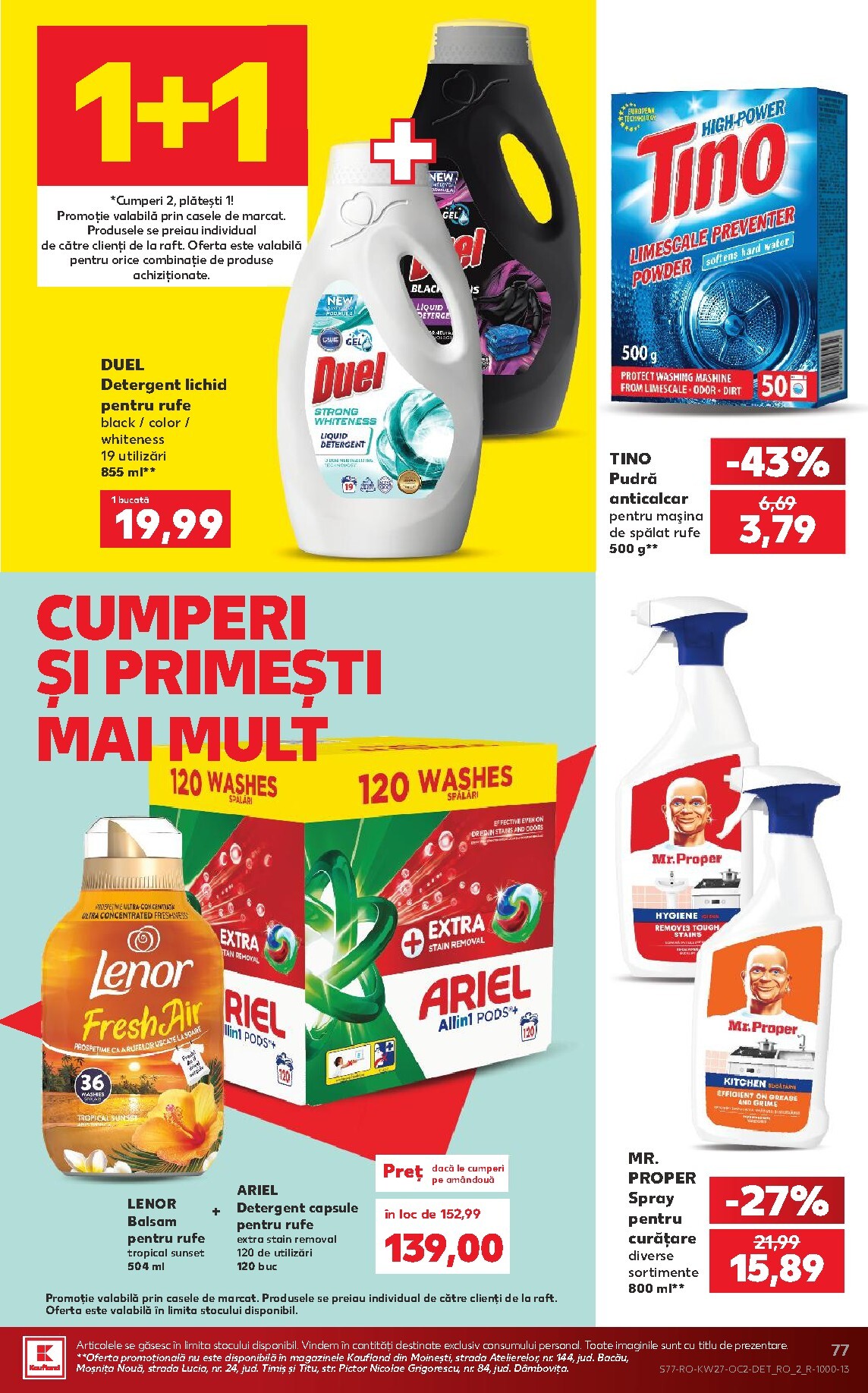 kaufland - Pliantele viitoare Kaufland valabil de la miercuri 01.07.2026 până la marți 07.07.2026 - page: 77