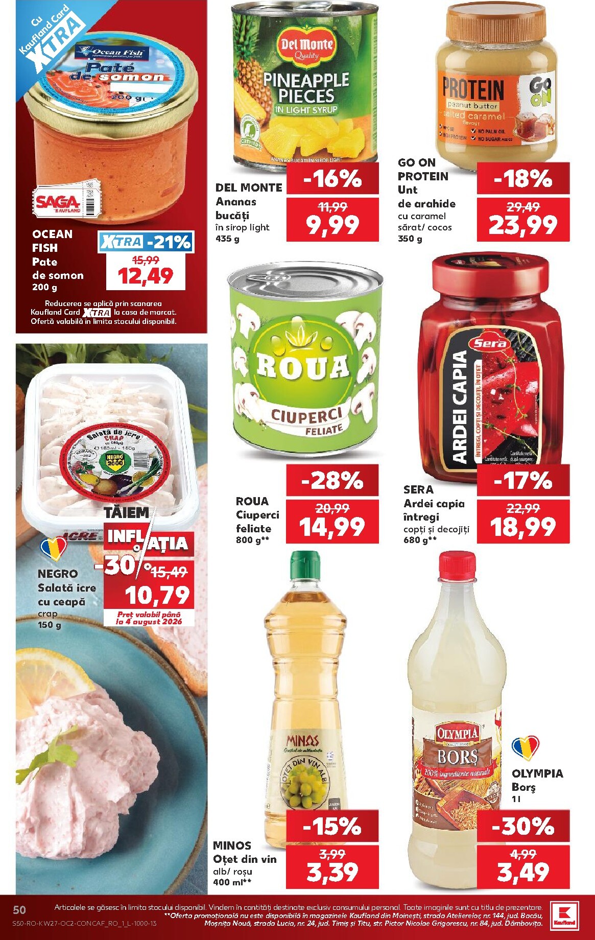 kaufland - Pliantele viitoare Kaufland valabil de la miercuri 01.07.2026 până la marți 07.07.2026 - page: 50