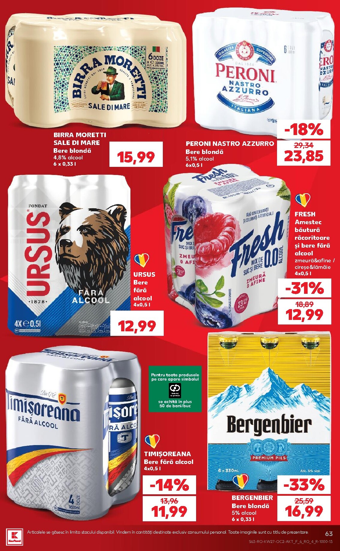 kaufland - Pliantele viitoare Kaufland valabil de la miercuri 01.07.2026 până la marți 07.07.2026 - page: 63